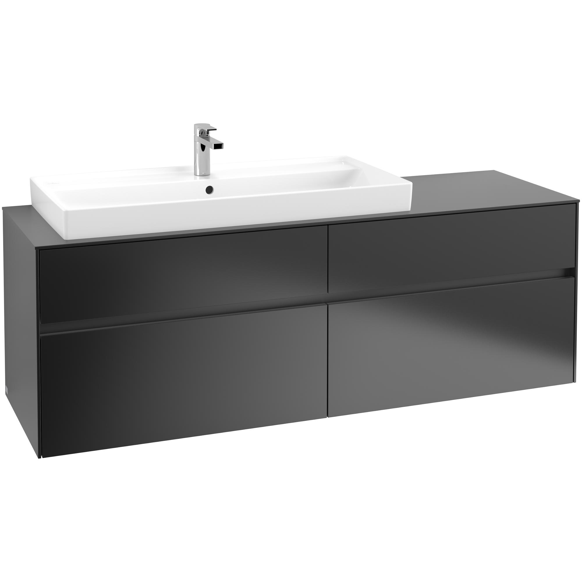Tv&auml;ttst&auml;llssk&aring;p Villeroy & Boch Collaro 160 cm med 4 L&aring;dor f&ouml;r Ovanp&aring;liggande Sk&aring;pstv&auml;ttst&auml;ll