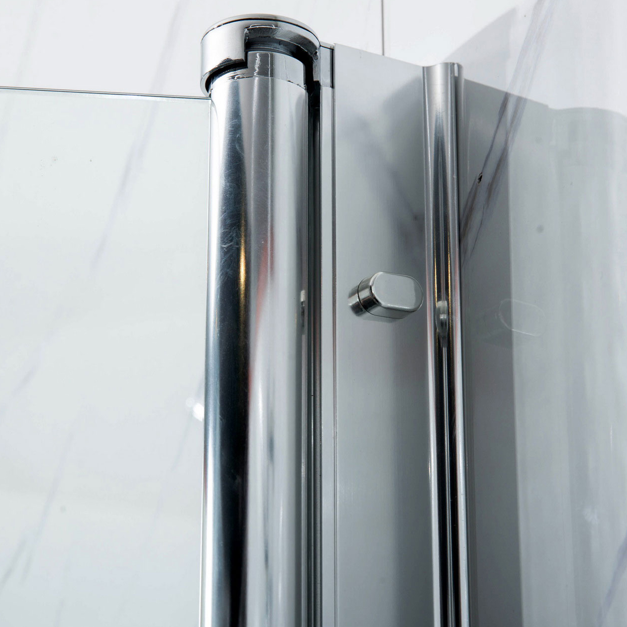 Duschhörna Bathlife Mitt Aluminium
