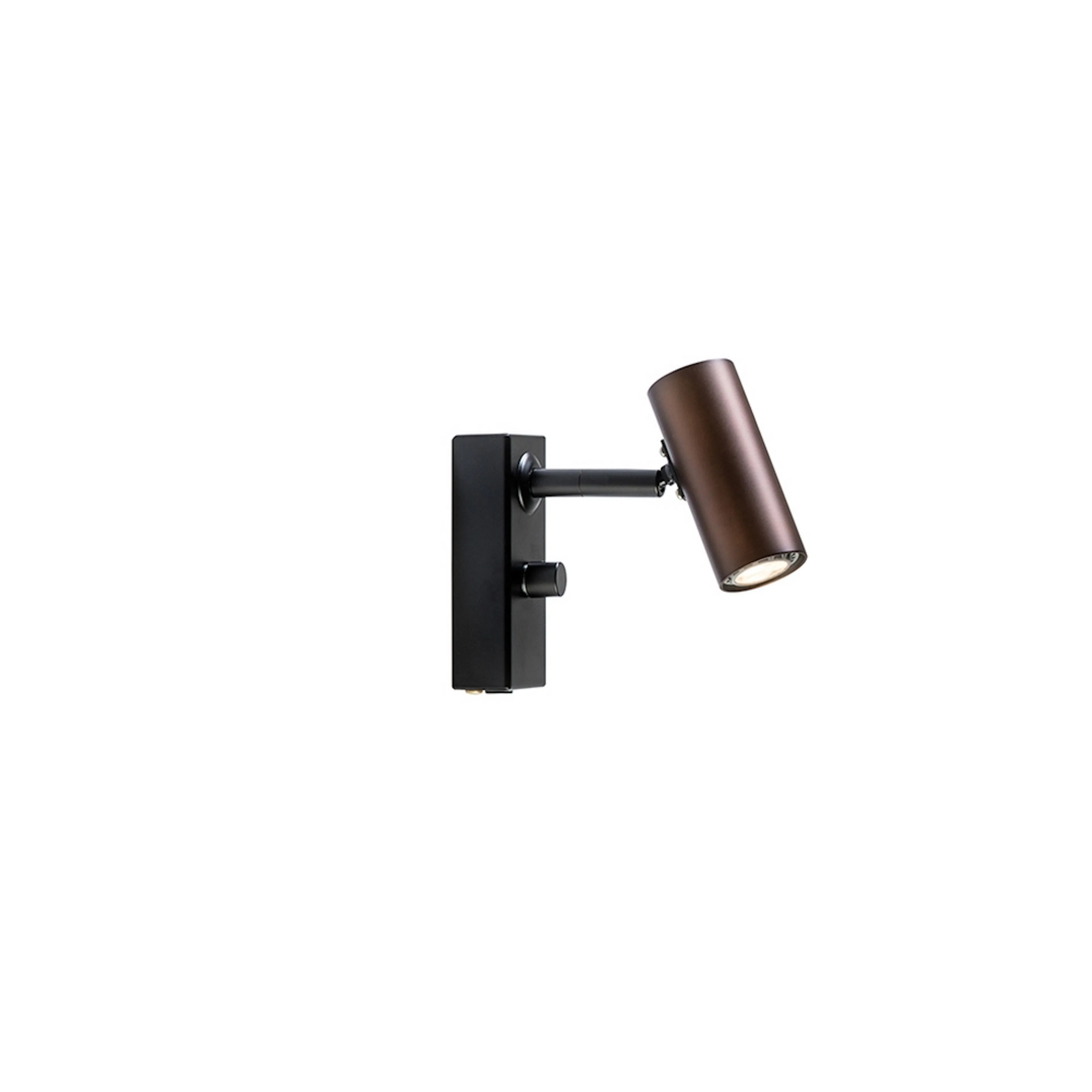 Cato vägglampa oxid enkel LED 3W Oxid