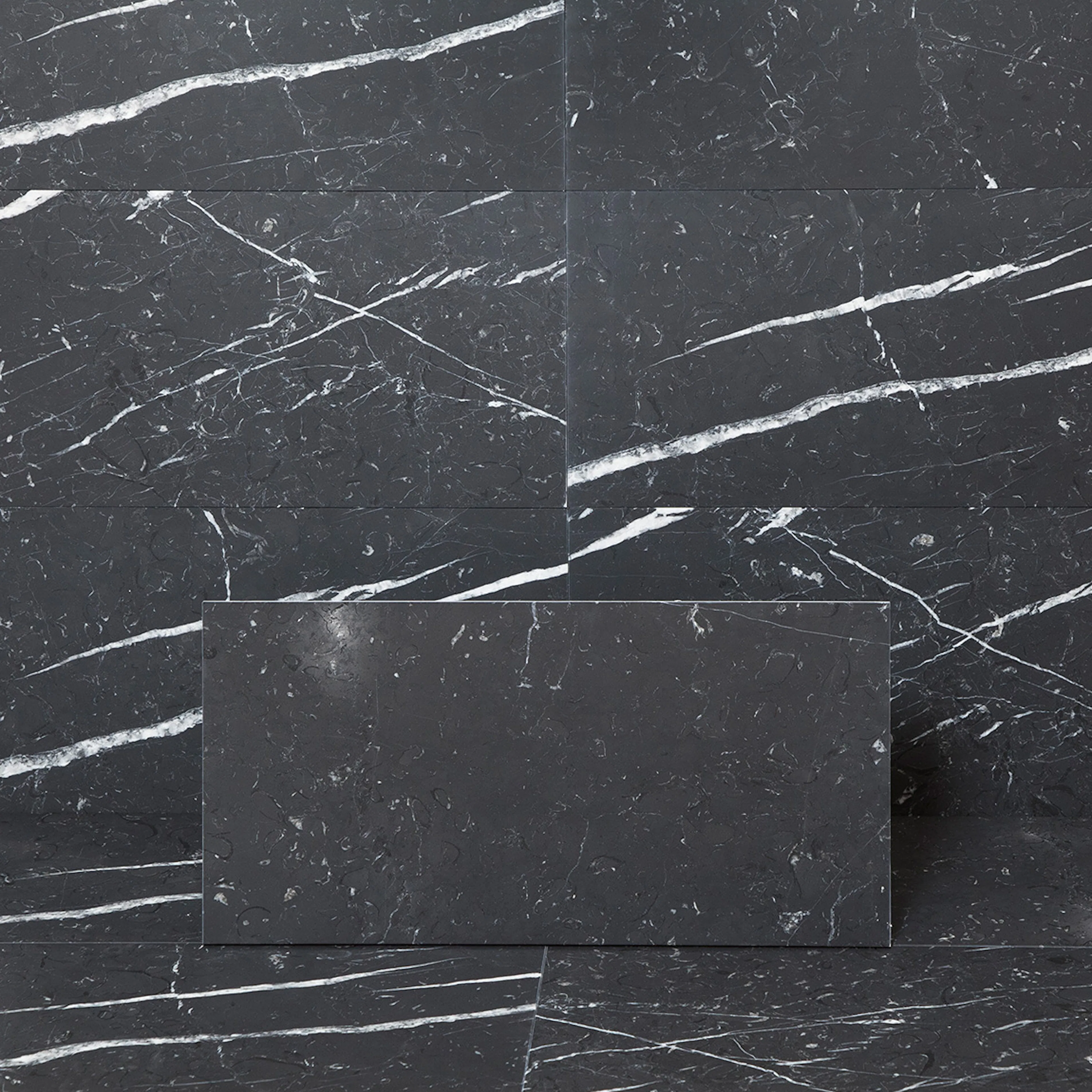 Marmor Arredo Nero Marquina Sort Matt 30x60 cm