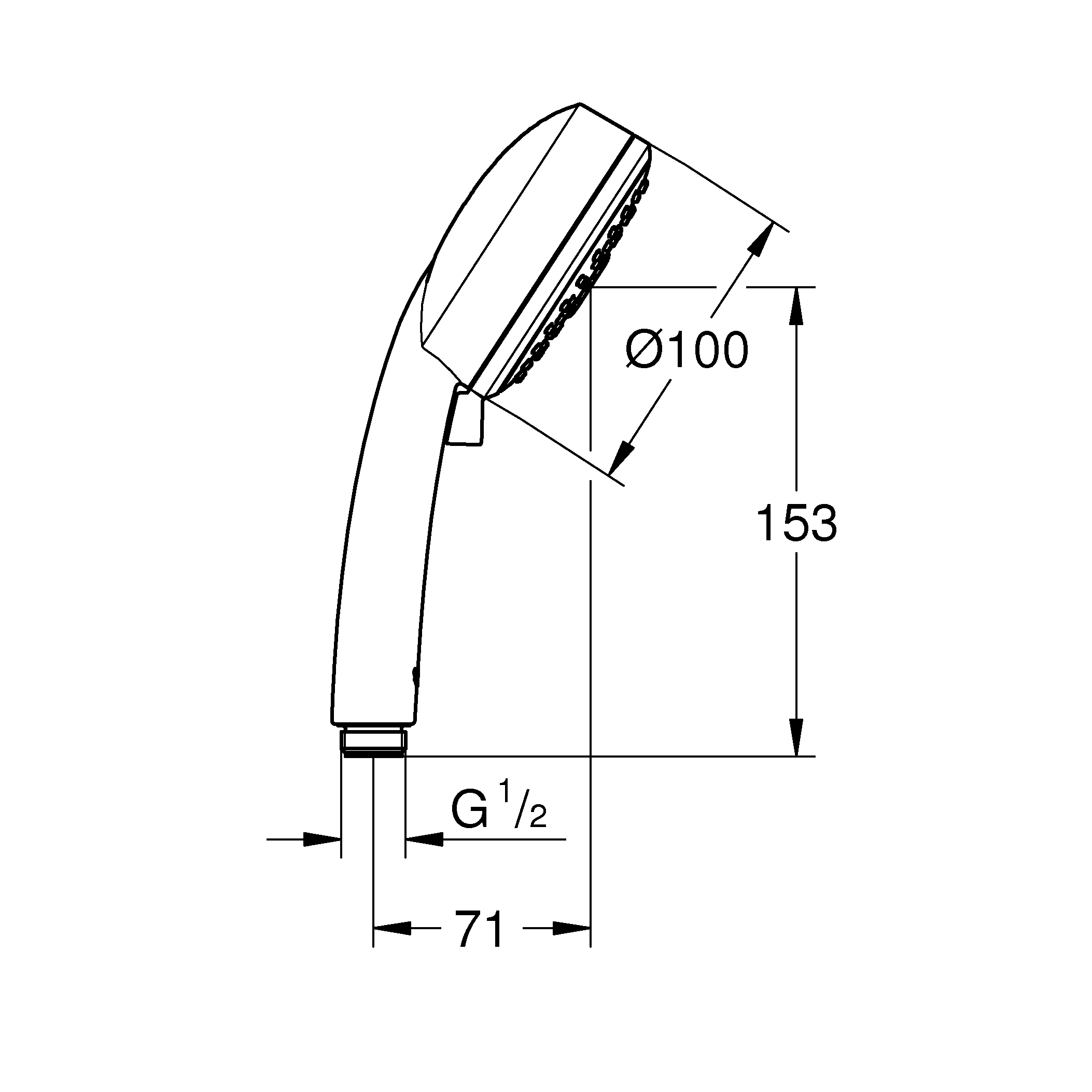 Handdusch Grohe Tempesta Cosmopolitan III