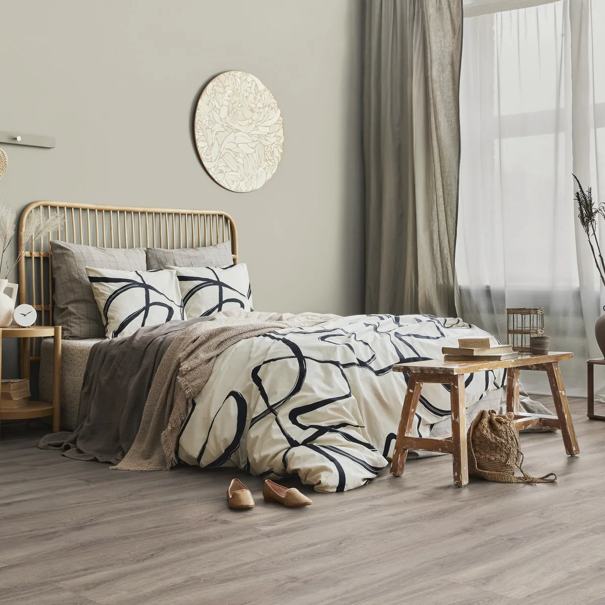 Vinylgulv Gerflor Virtuo 55 Rigid Acoustic Baita Taupe