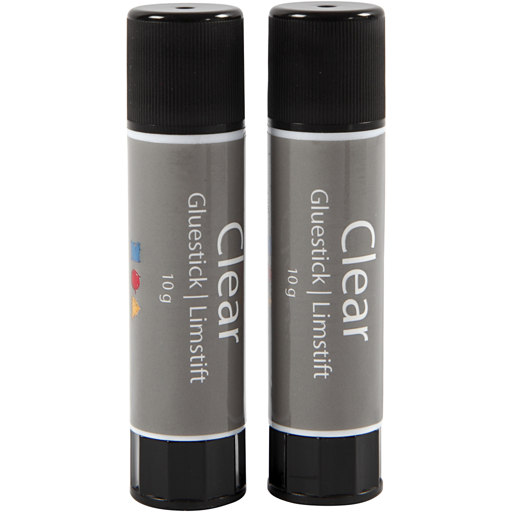 Limstift Creativ Company Clear Rund 2 stk/1 Pk