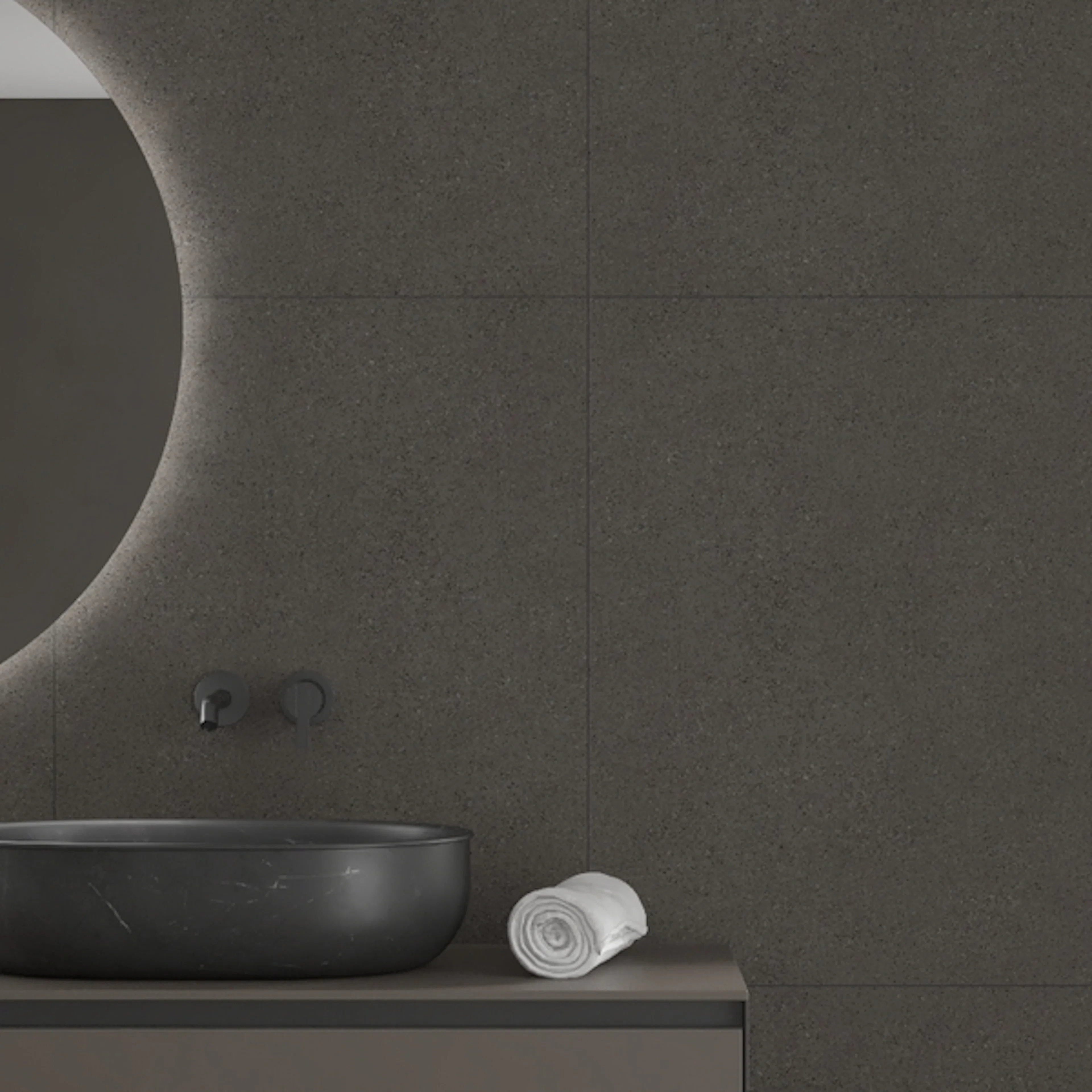 Baderomspanel Fibo 4003-M6080 Grey Terrazzo
