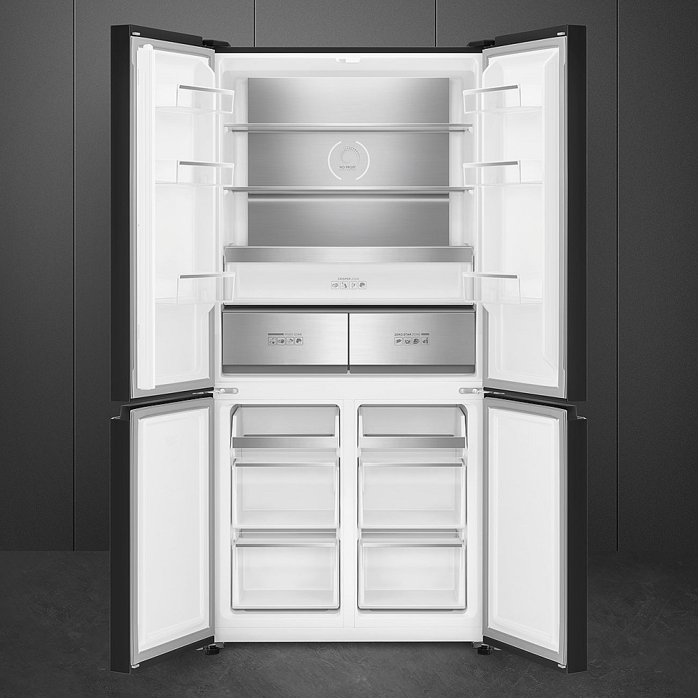 Kombinert Kjøl/Frys Smeg - FQI60KD, Mørkt rustfritt stål