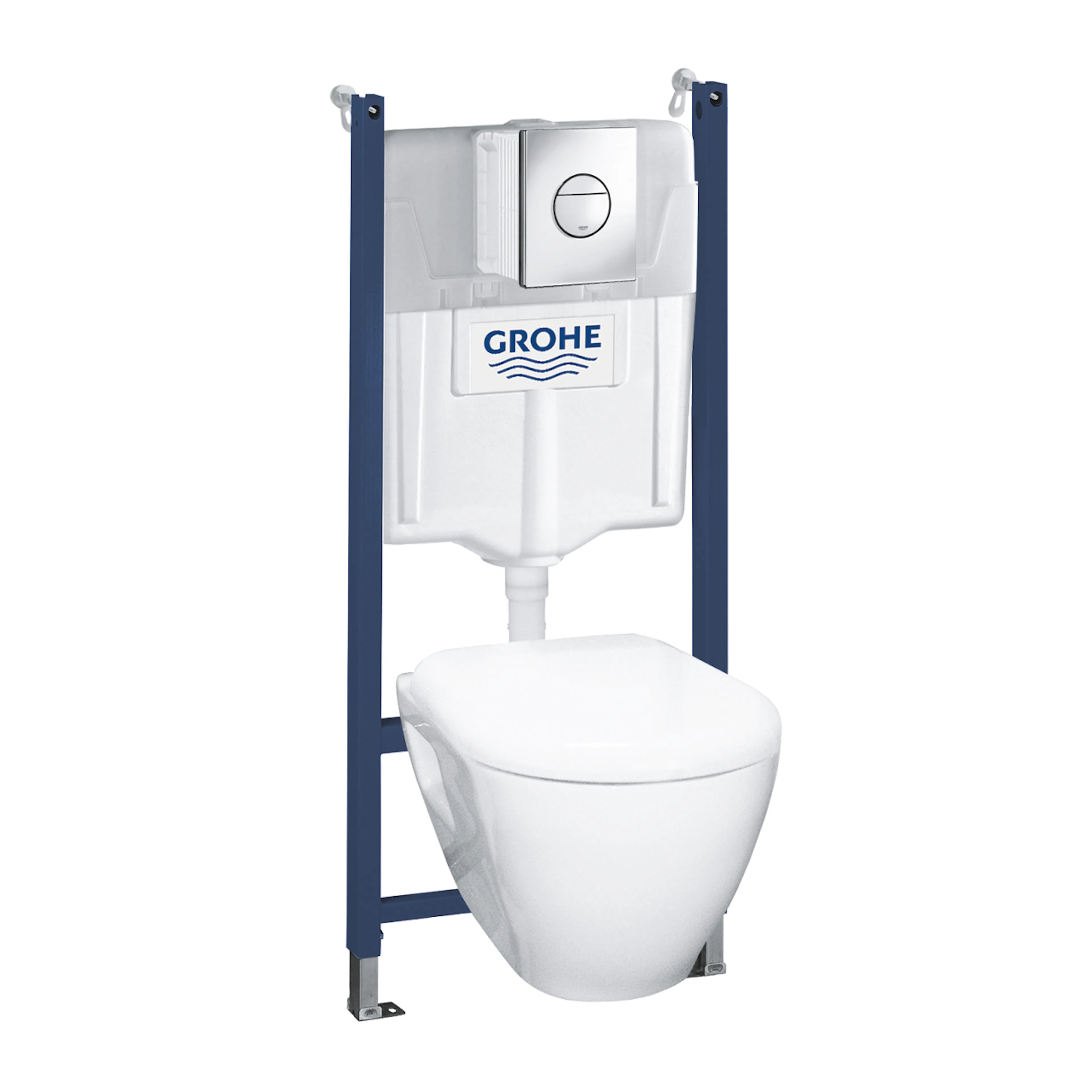 Vegghengt Toalett Grohe Solido Compact Set 38973 4in1 Komplett