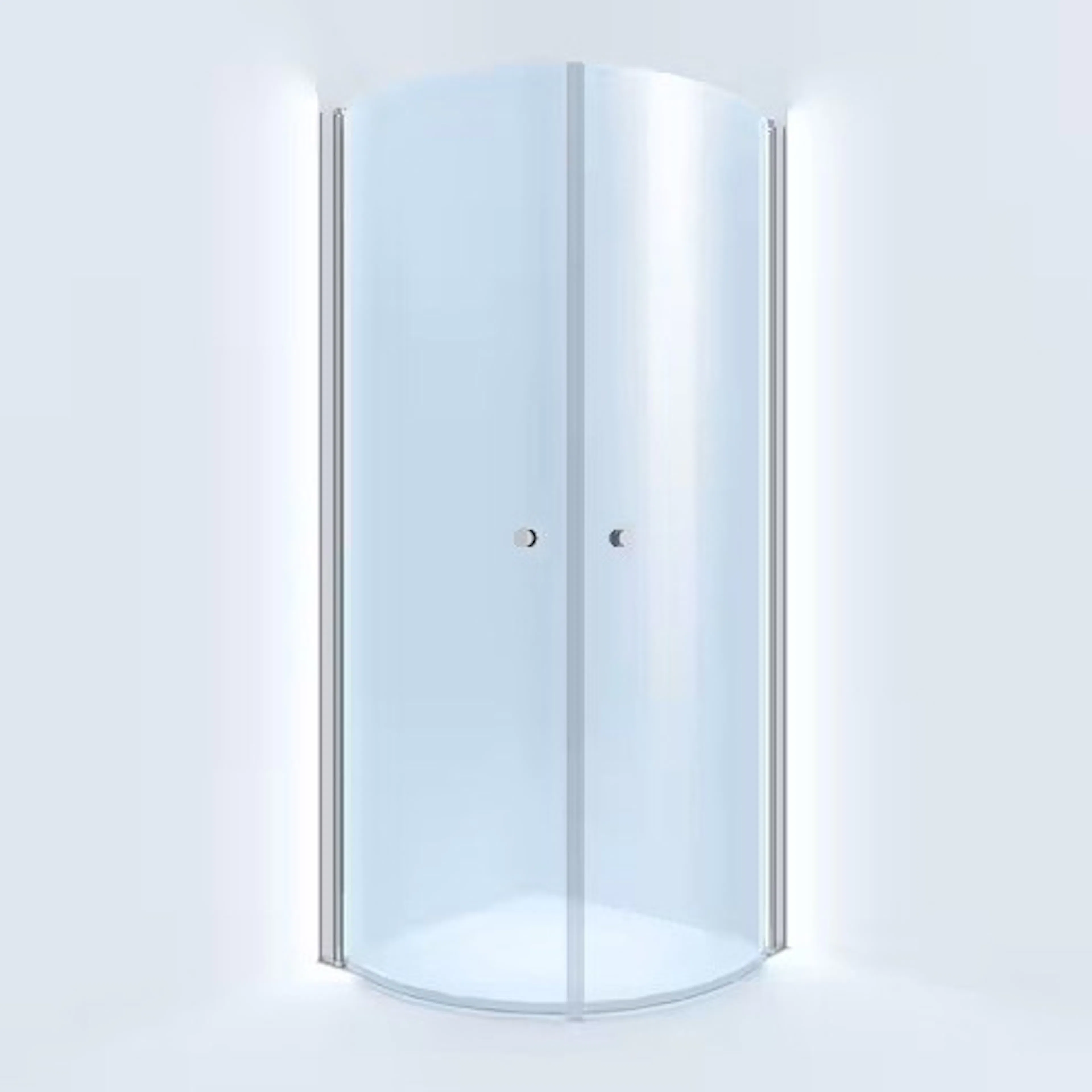 Dusjhjørne Arrow Basic Round Klarglass