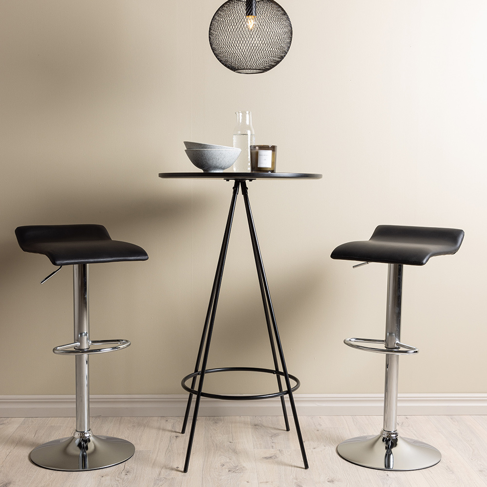 Spisegruppe Venture Home Bistro Ø60 cm med 2 stk Jonna Stoler
