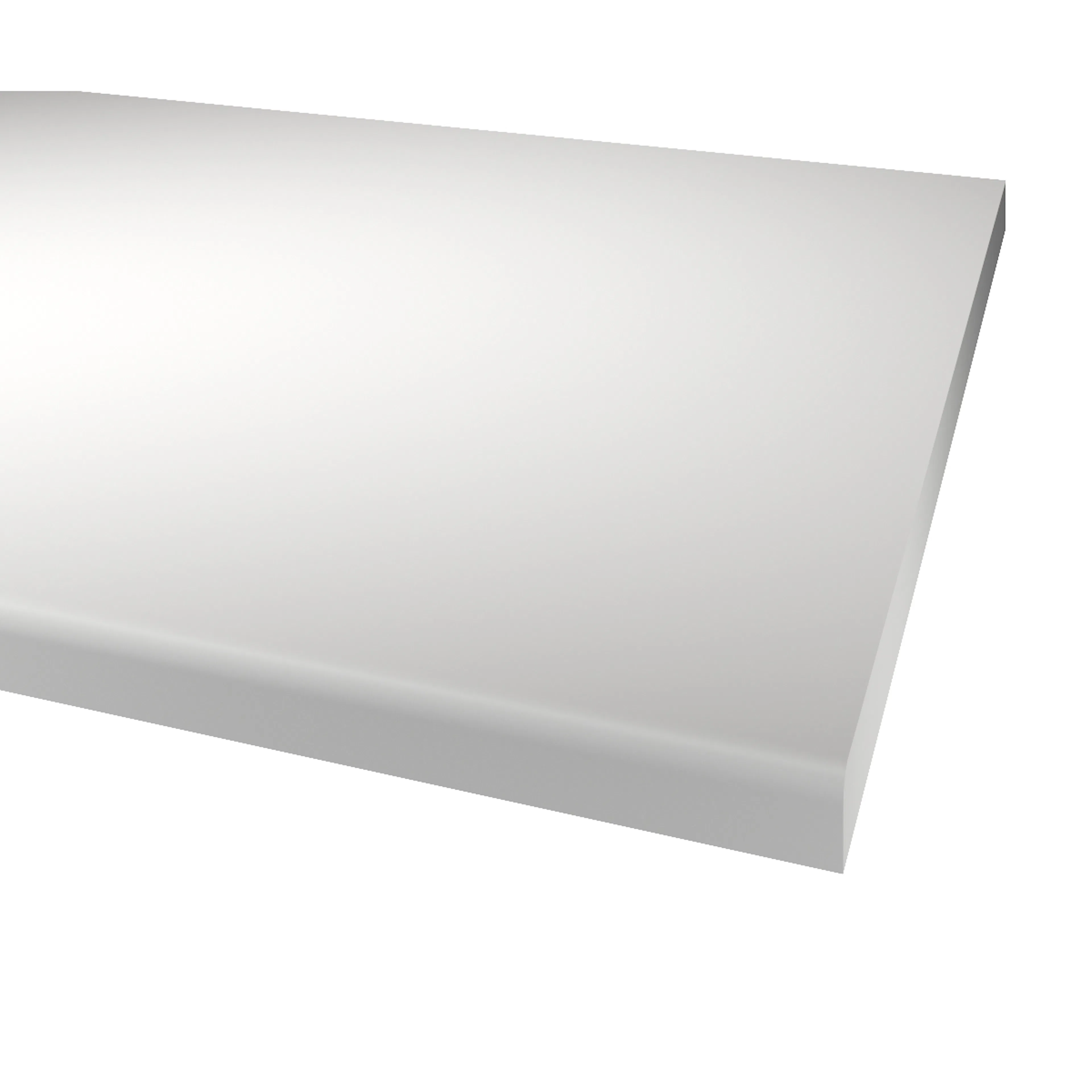 Benkeplate Fibo Laminat 330 Basic White