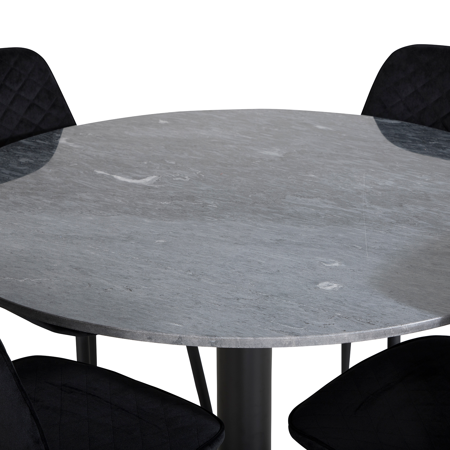 Spisegruppe Venture Home Estelle med 4 Phoi Stoler Fløyel