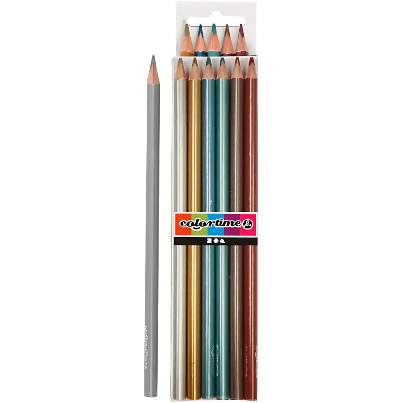 Fargeblyanter Creativ Company Metallicfarger 6 stk/1 Pk