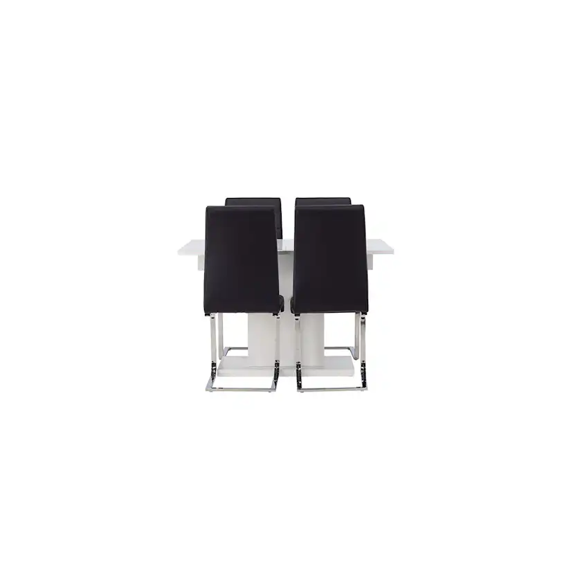 Spisegruppe Venture Home Pluto med 4 Tempo Stoler