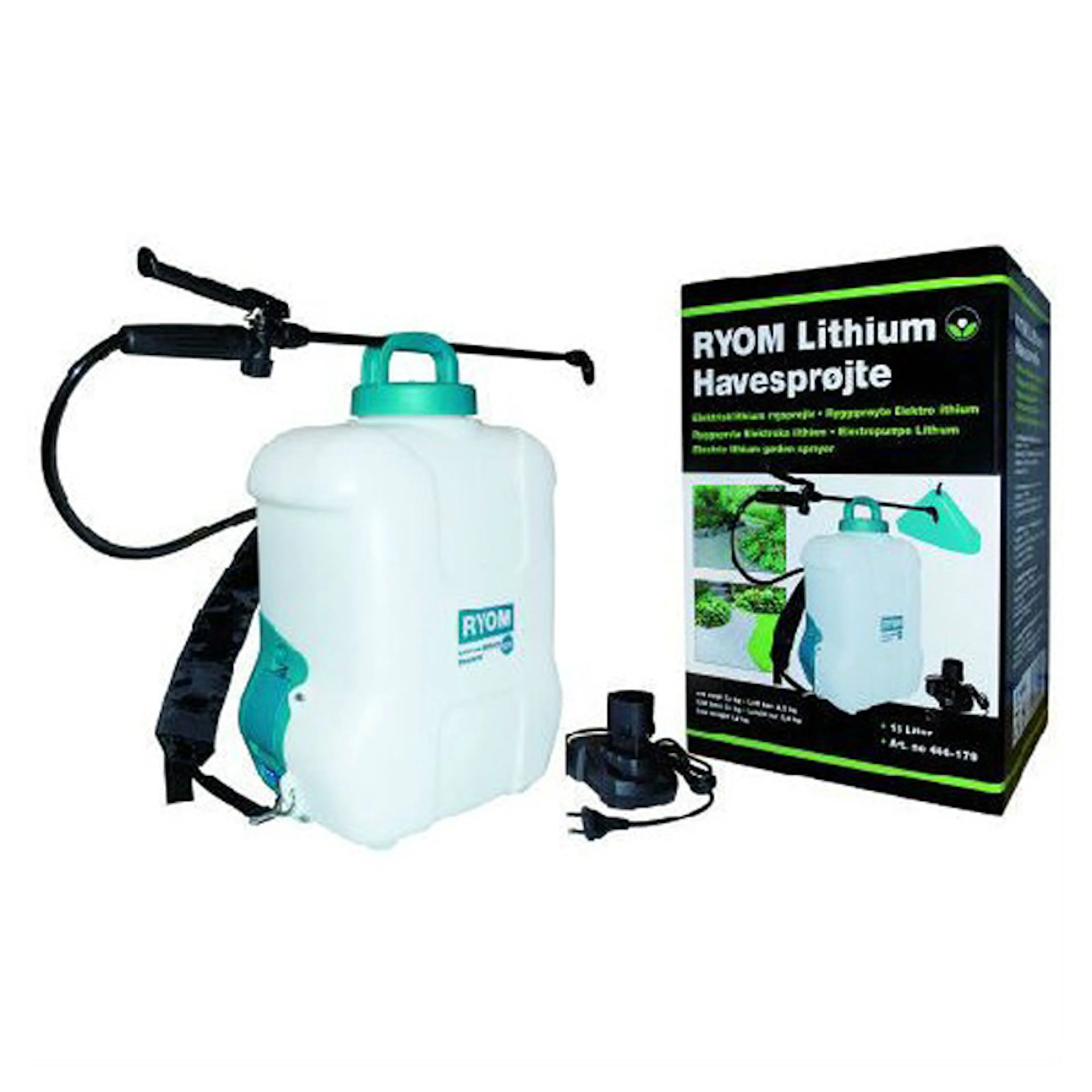 Hagesprøyte Ryom 16L med Batteri og Lader