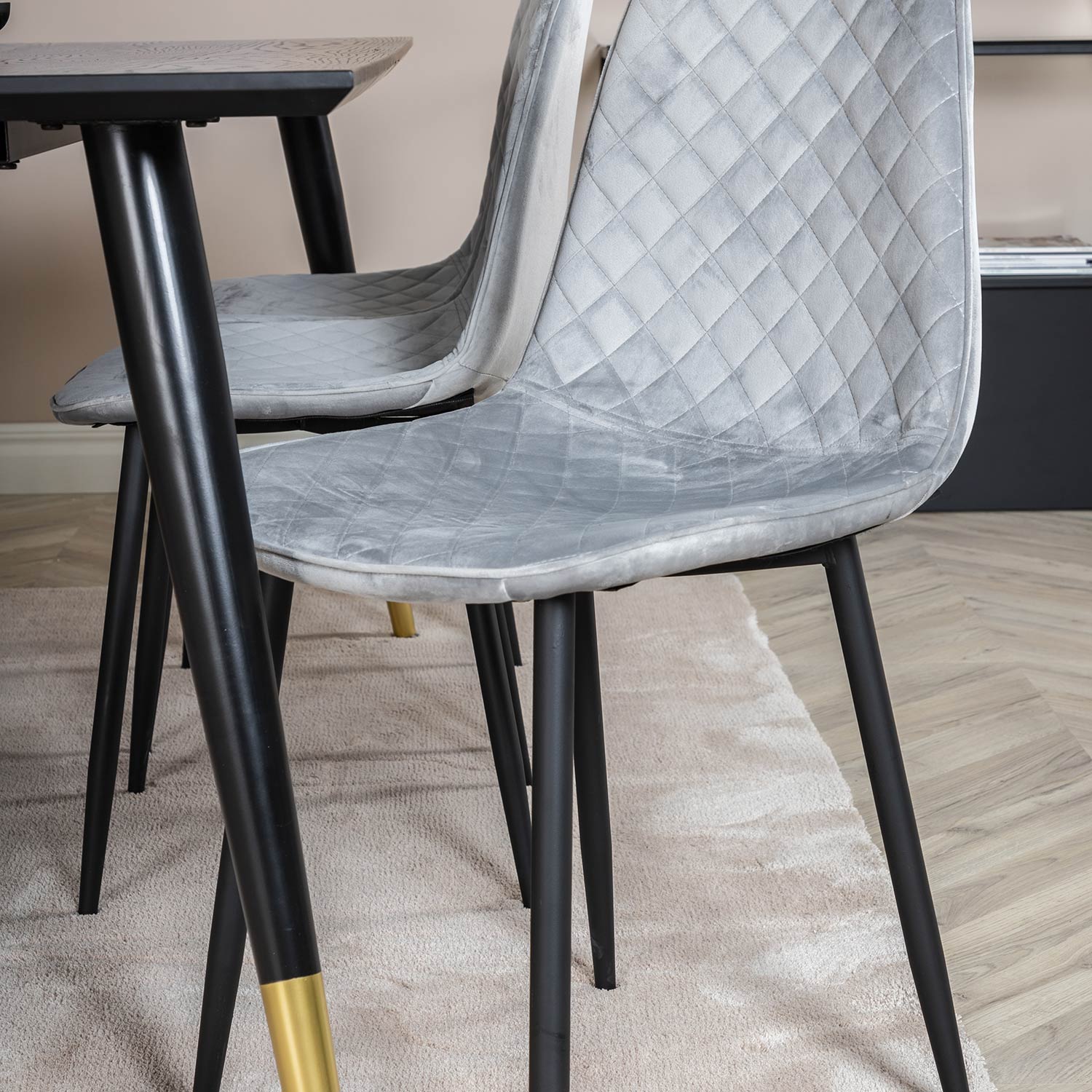 Spisegruppe Venture Home Dipp med 6 Polar Stitches Stoler