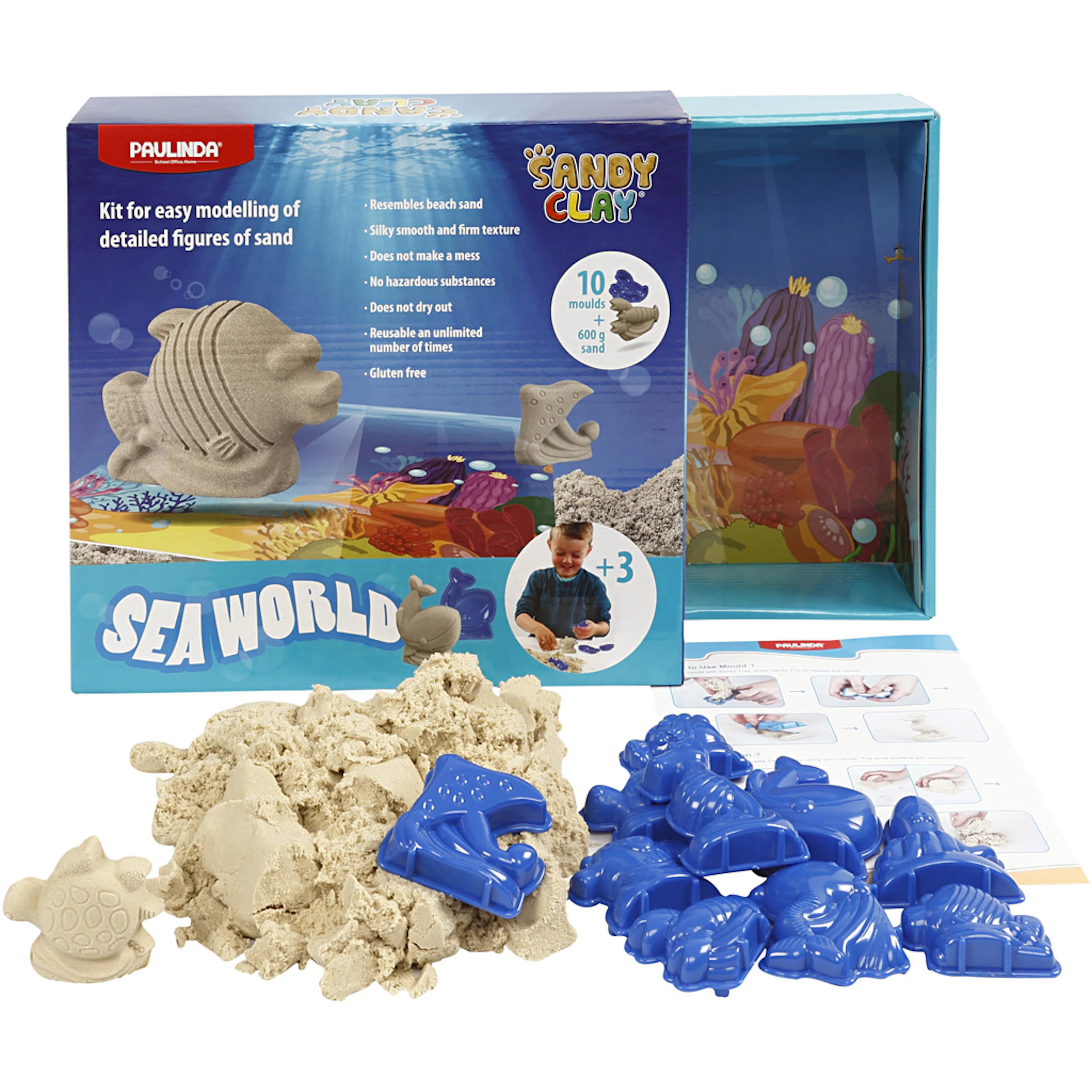 Lekesand Creativ Company Sandy Clay 1 Sett