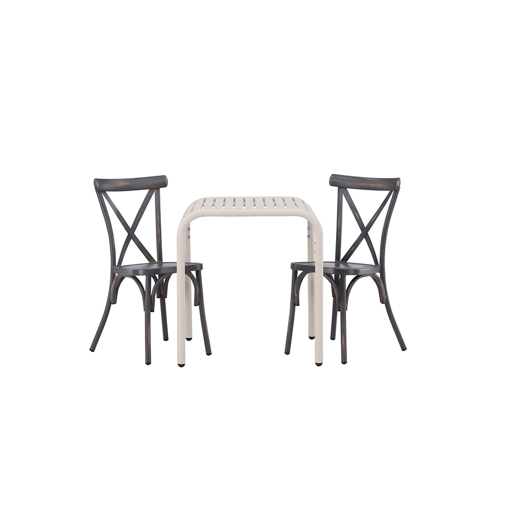 Cafégruppe Venture Home Borneo Bord med 2 Tablas Stoler