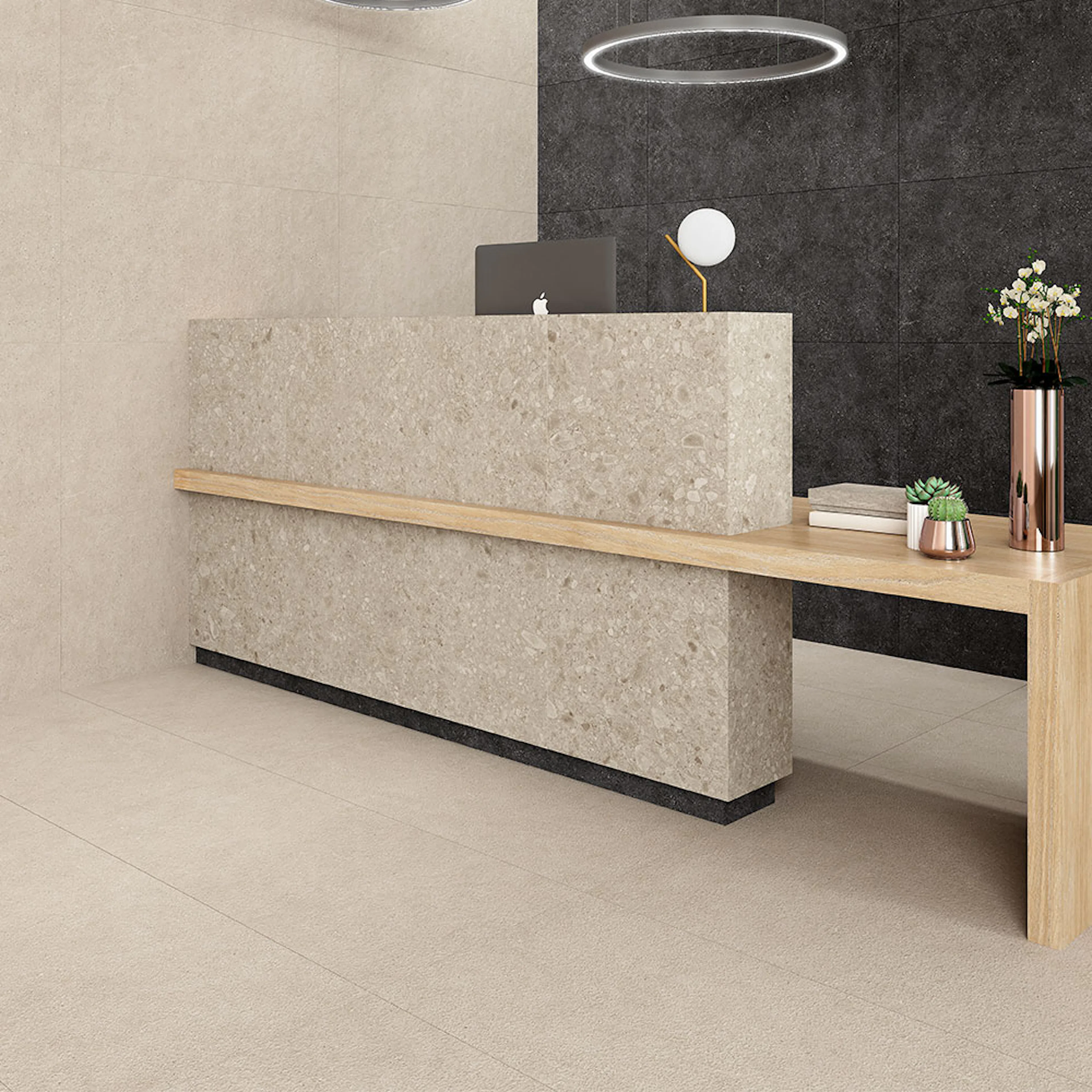 Klinker Hill Ceramic Ceppo di gre Beige Matt Rett 60x60 cm  Outlet