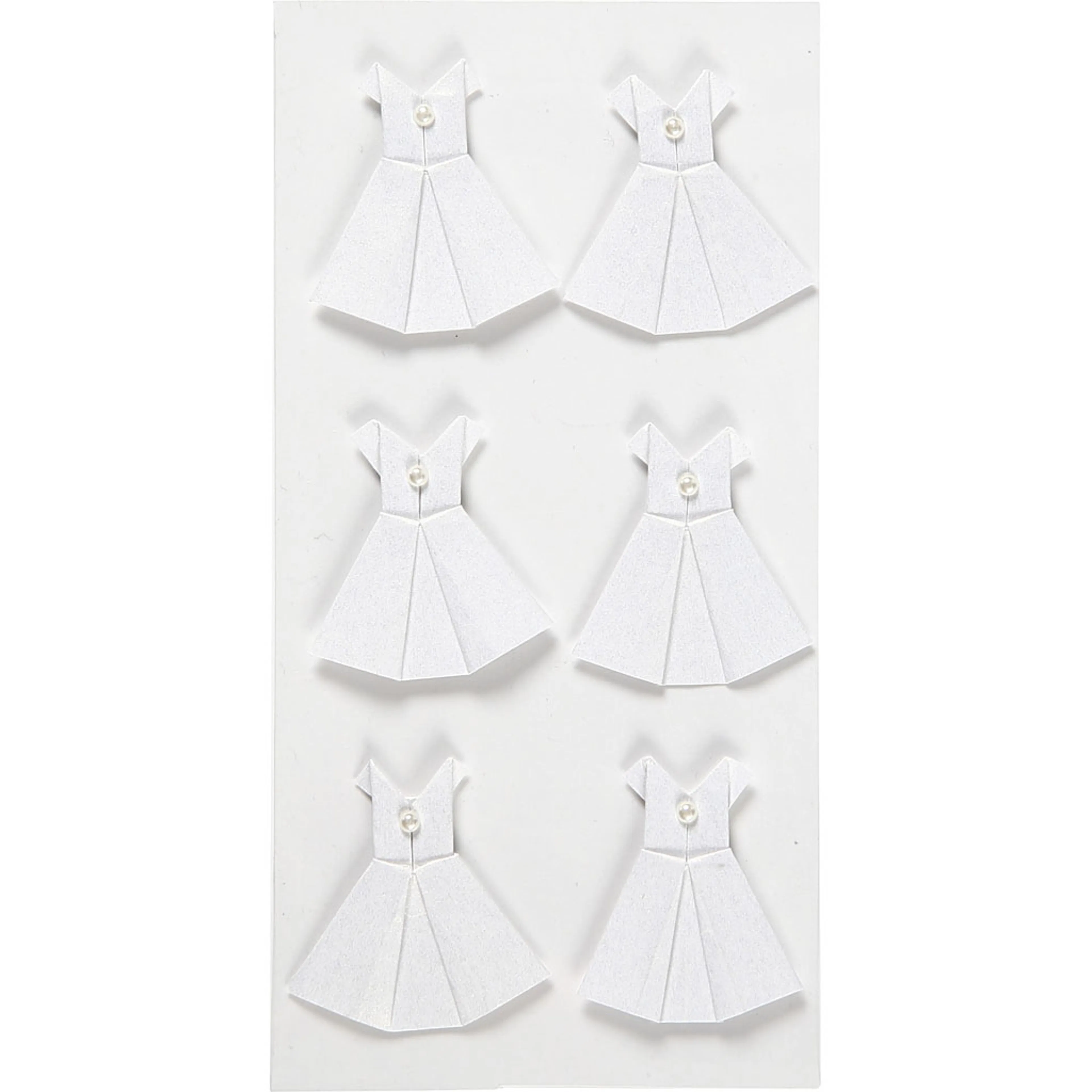 Klistremerker Creativ Company Kjole Str 35x31 mm 6 St/1 Pk