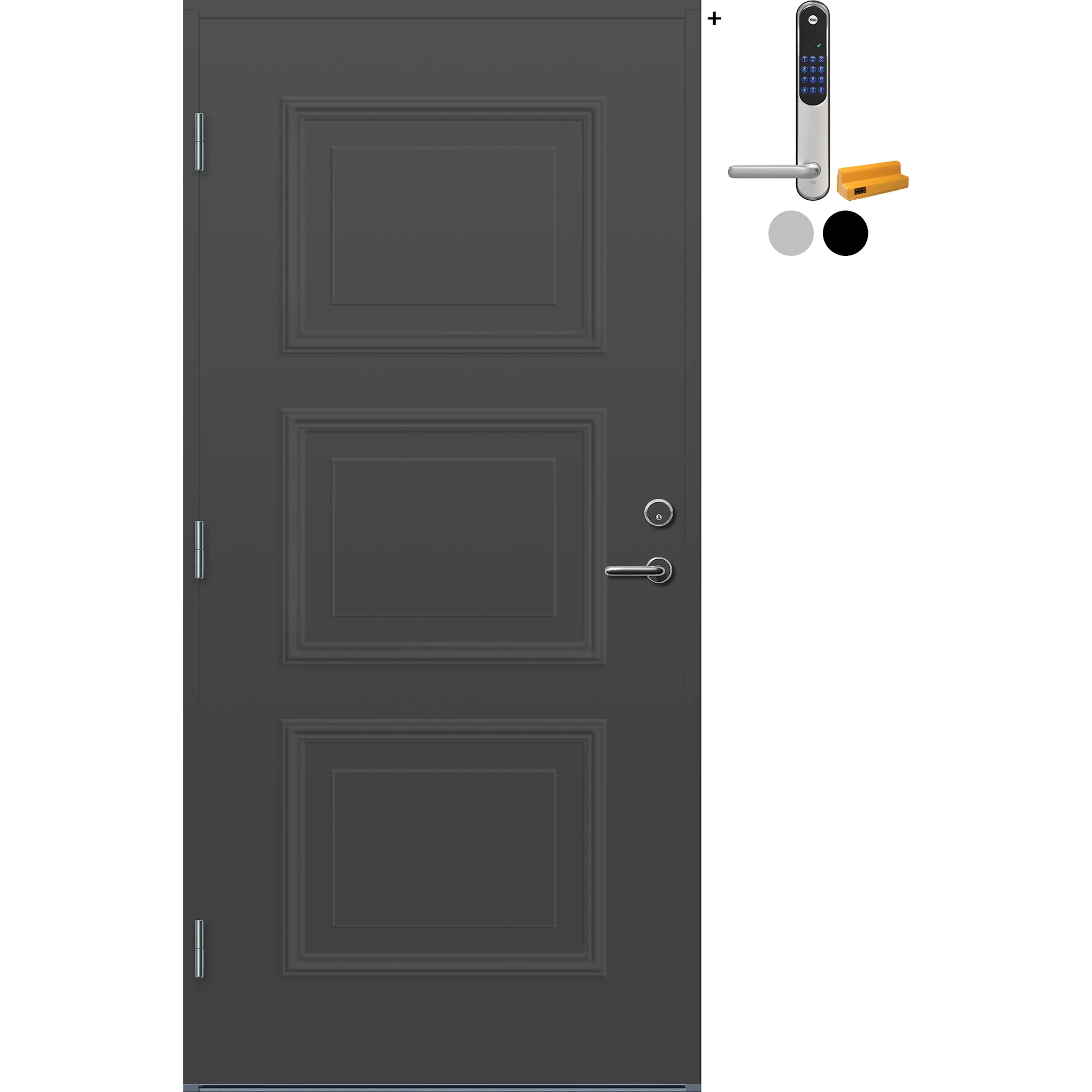 NCS S-7500-N, Mørk Grå