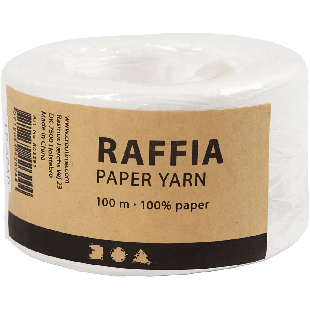 Papirgarn Creativ Company Raffia 7-8 mm 100 m/1 Rl