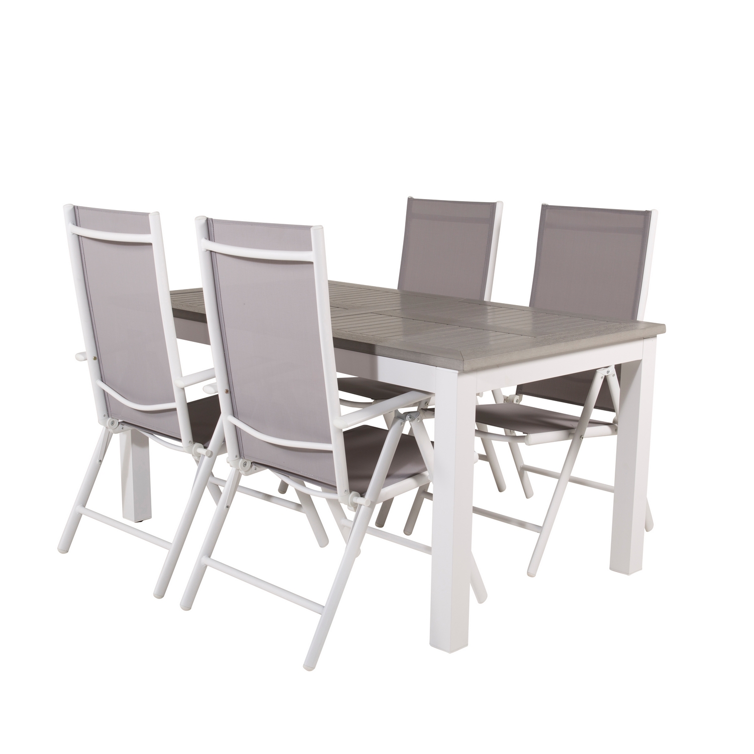 Spisegruppe Venture Home Aleyna 152/210 med 4 Bront Stoler