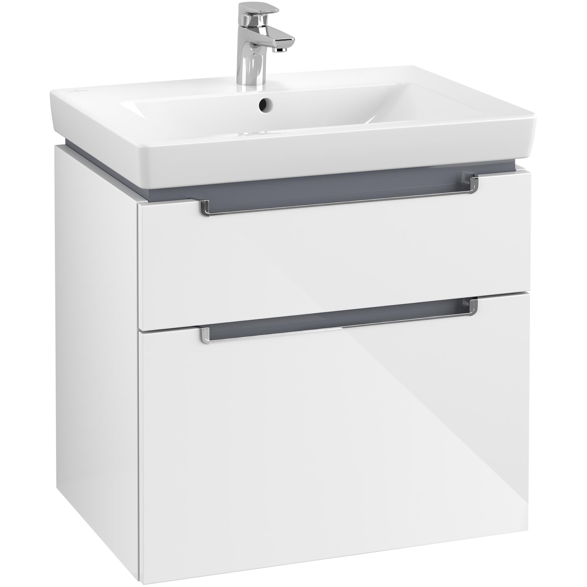 Tvättställsskåp Villeroy & Boch Subway 2.0 med 2 Lådor | badrum - badrumsmobler - tvattstallsskap-och-kommod | KakelKungen
