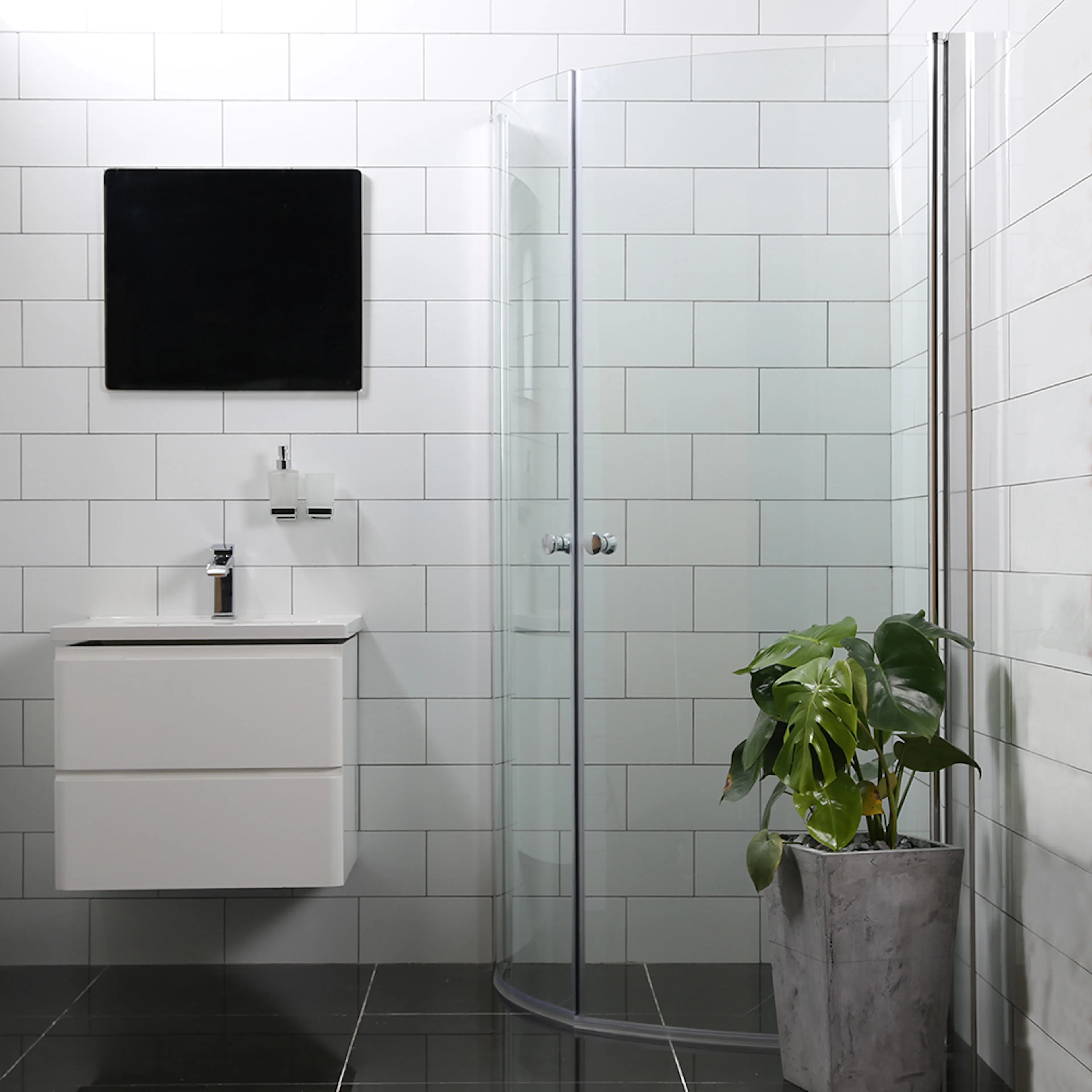 Dusjhjørne Bathlife Allsidig Rund Dør 45° + Rund Dør 45°