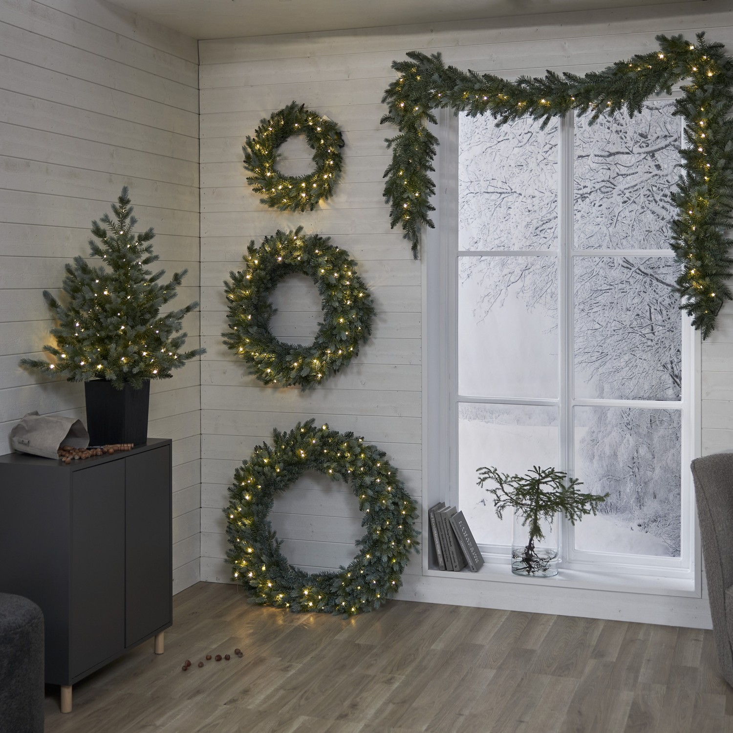 Borddekorasjon Star Trading GranGreyland95 cm 80Lb