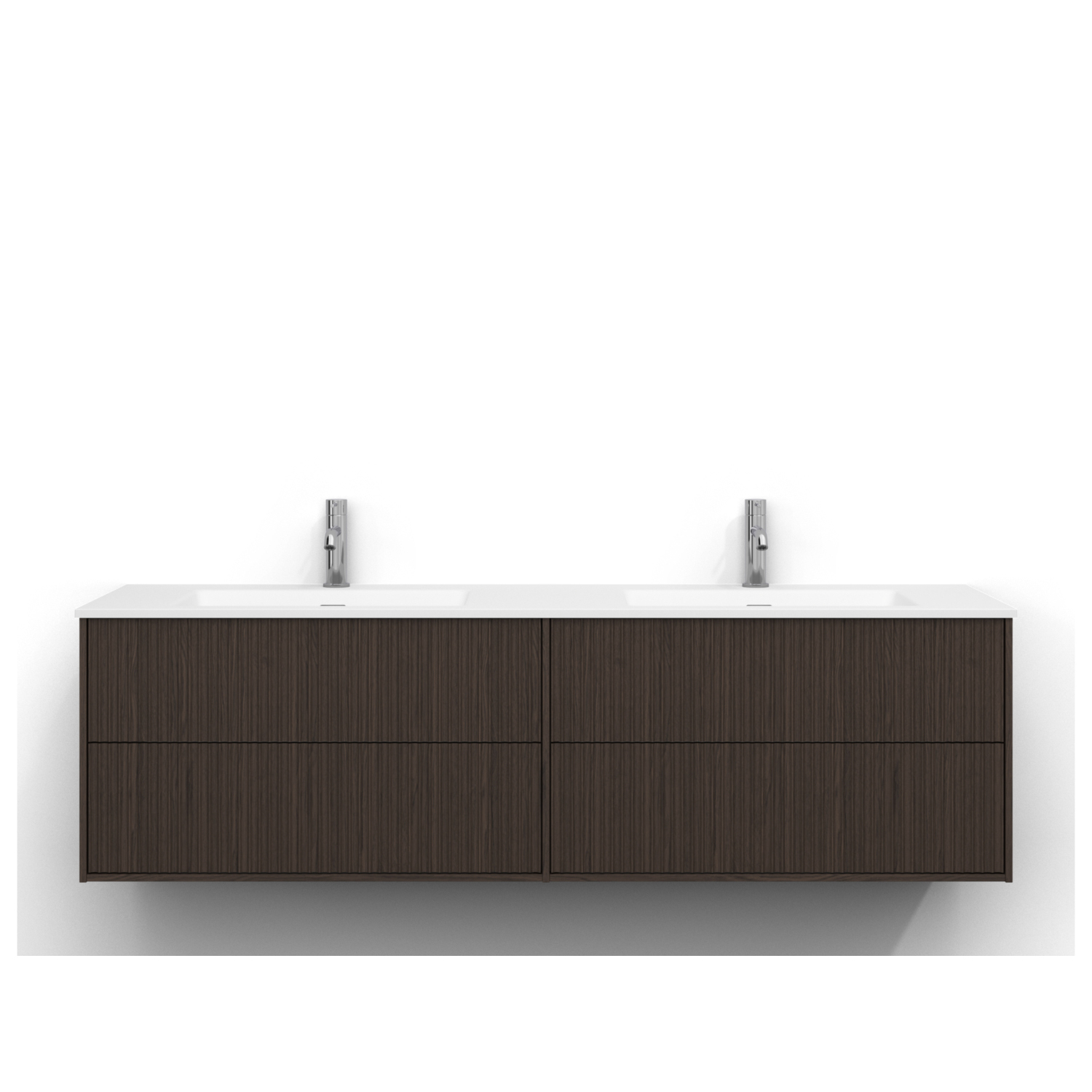 Tvättställsskåp Svedbergs Epos 160x45 med 2+2 Lådor