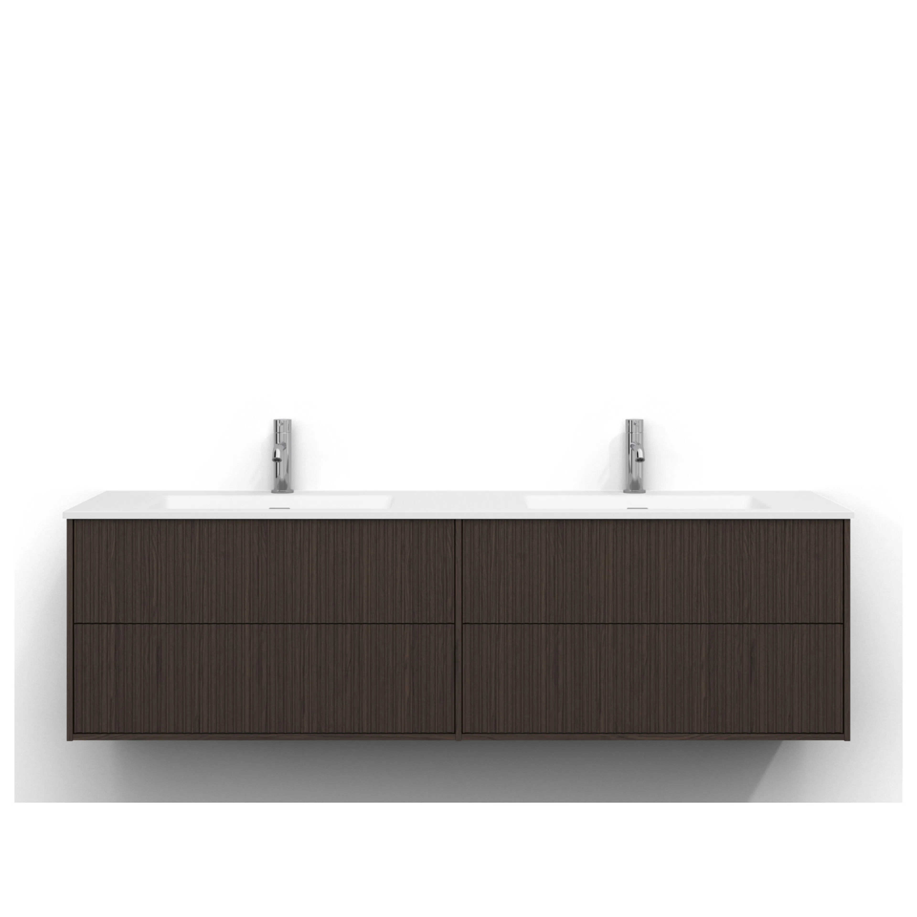 Tvättställsskåp Svedbergs Epos 160x45 med 2+2 Lådor