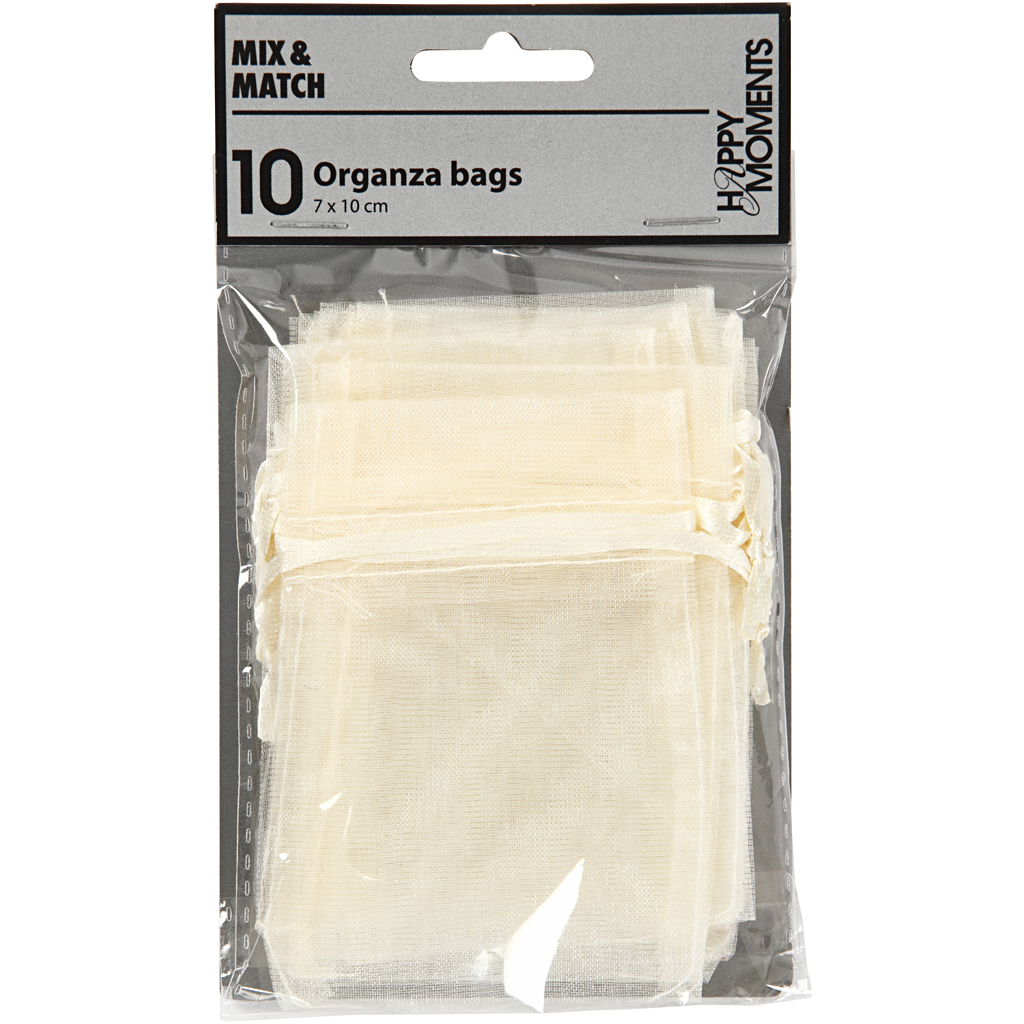 Organzaposer Creativ Company Str 7x10 cm 10 St/1 Pk