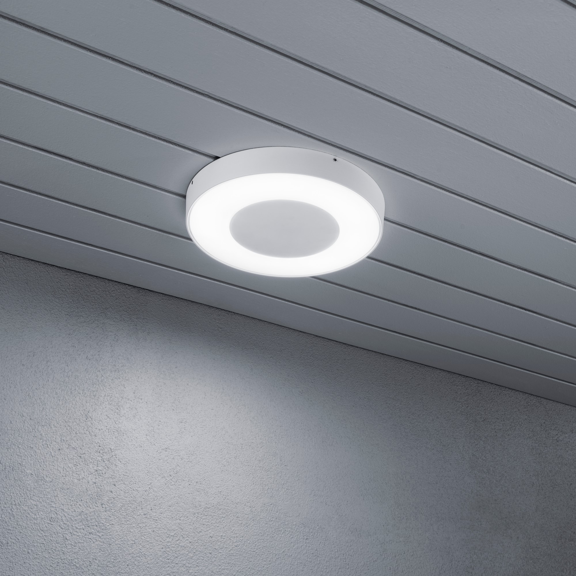 Vegglampe Gnosjö Konstsmide Carrara Rund LED med Fjernkontroll