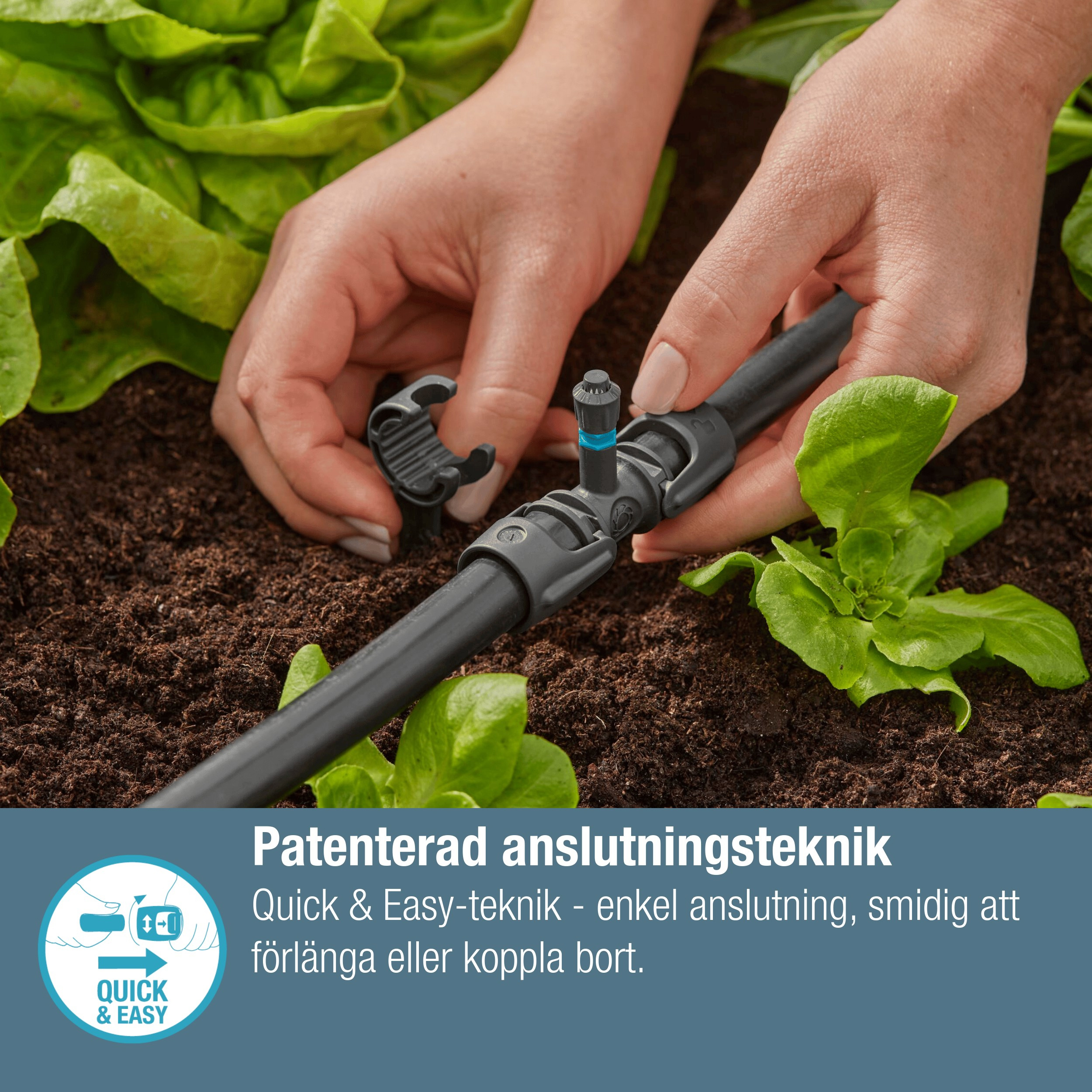 T-kobling Gardena Micro-Drip med Sprøytefeste 13 mm (1/2")