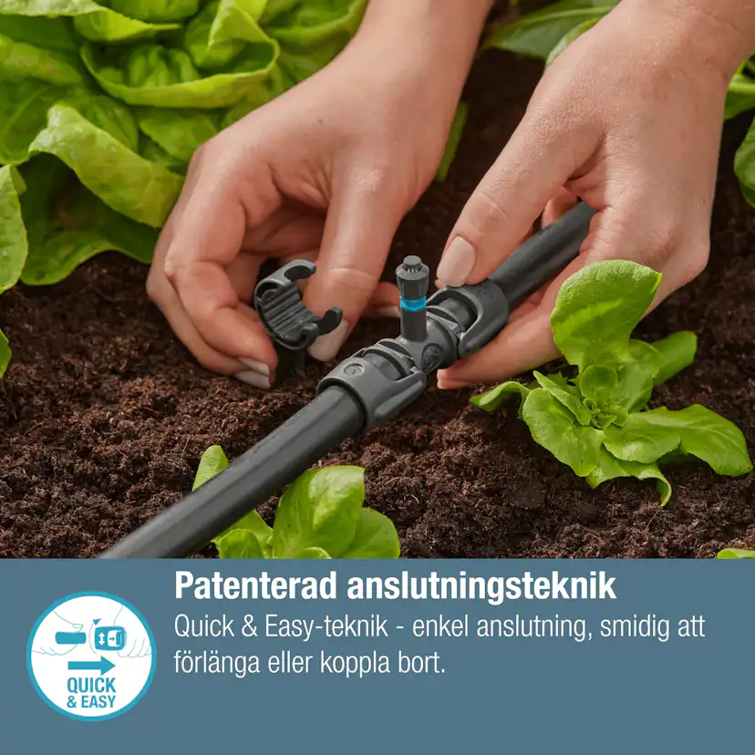 T-kobling Gardena Micro-Drip med Sprøytefeste 13 mm (1/2")