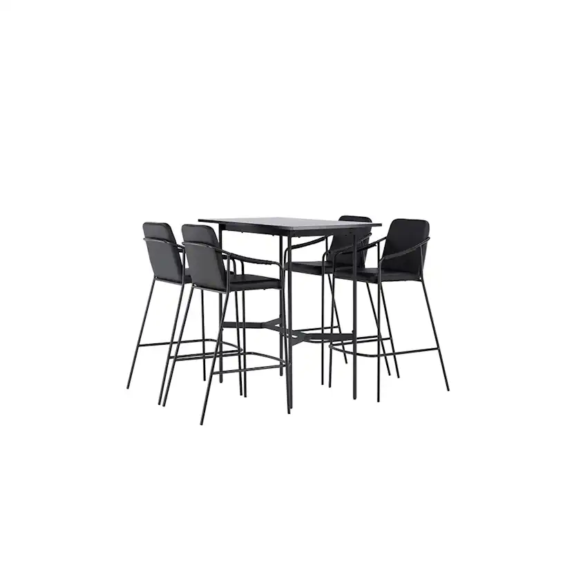 Spisegruppe Venture Home Rax med 4 stk Tvist Stoler