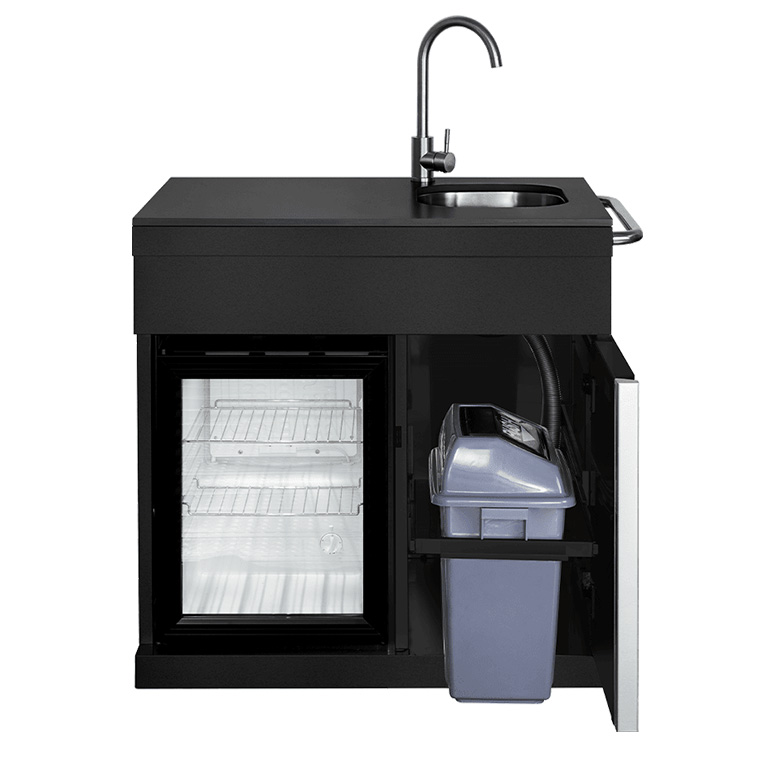 Frittstående Utekjøkken Myoutdoorkitchen Pure Compact Black