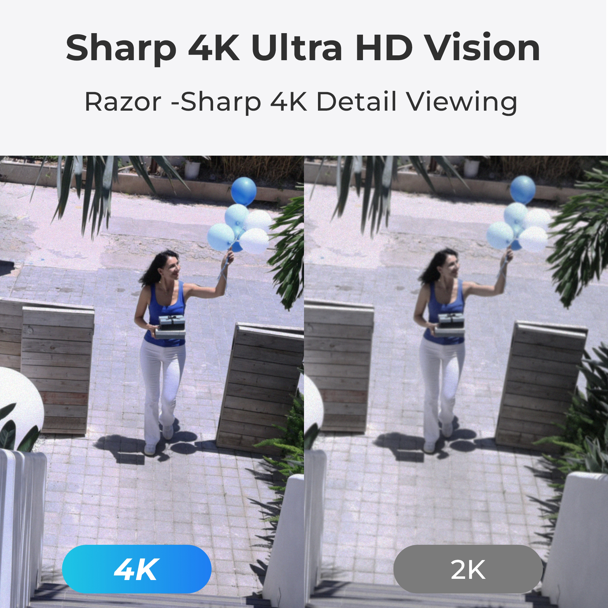 Overvåkningspakke Reolink Smart AI med 4 stk. 4K Kameraer og Opptaker