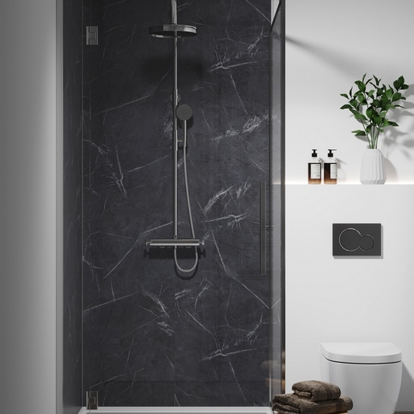 Baderomspanel Fibo 2272-L00 Black Marble