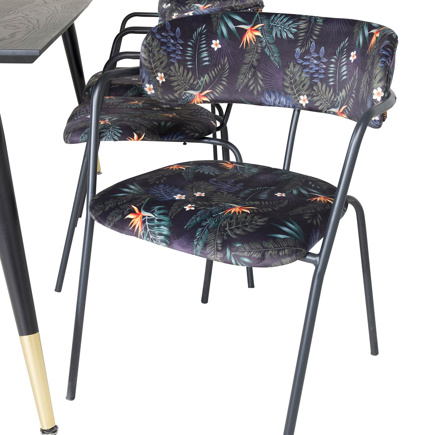 Spisegruppe Venture Home Disa med 6 Aris Stoler Polyester