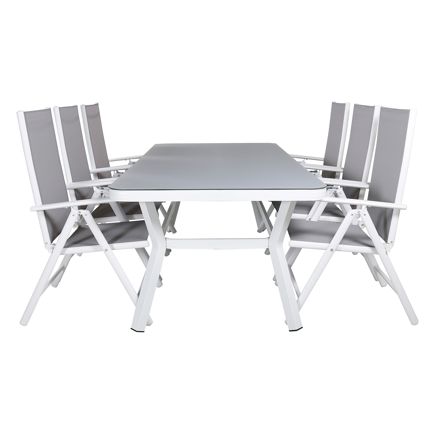 Spisegruppe Venture Home Virya 160x90 med 6 Break Spisestoler