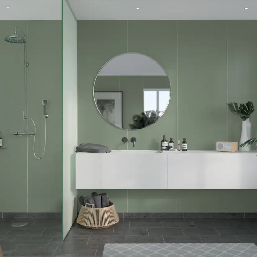 Baderomspanel Fibo 5206-M10 EM Olivegreen