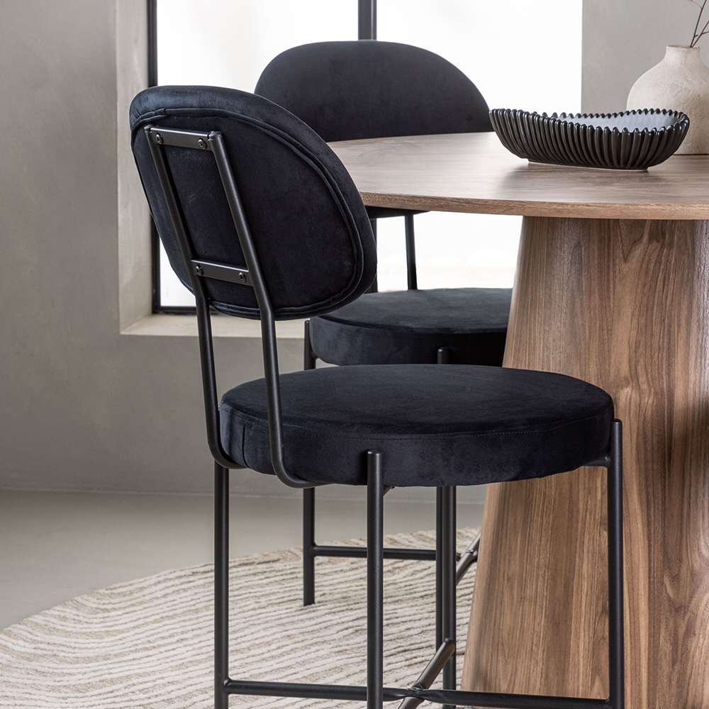 Spisegruppe Venture Home Lanzo med 6 Stella Stoler