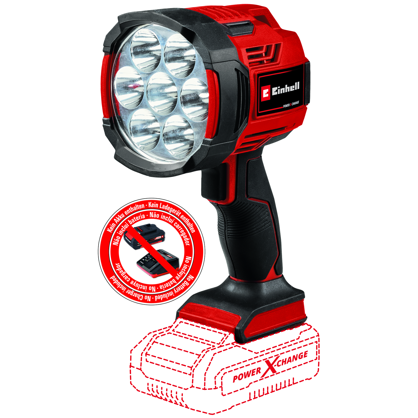 Håndlampe Einhell TE-CL 18/2500