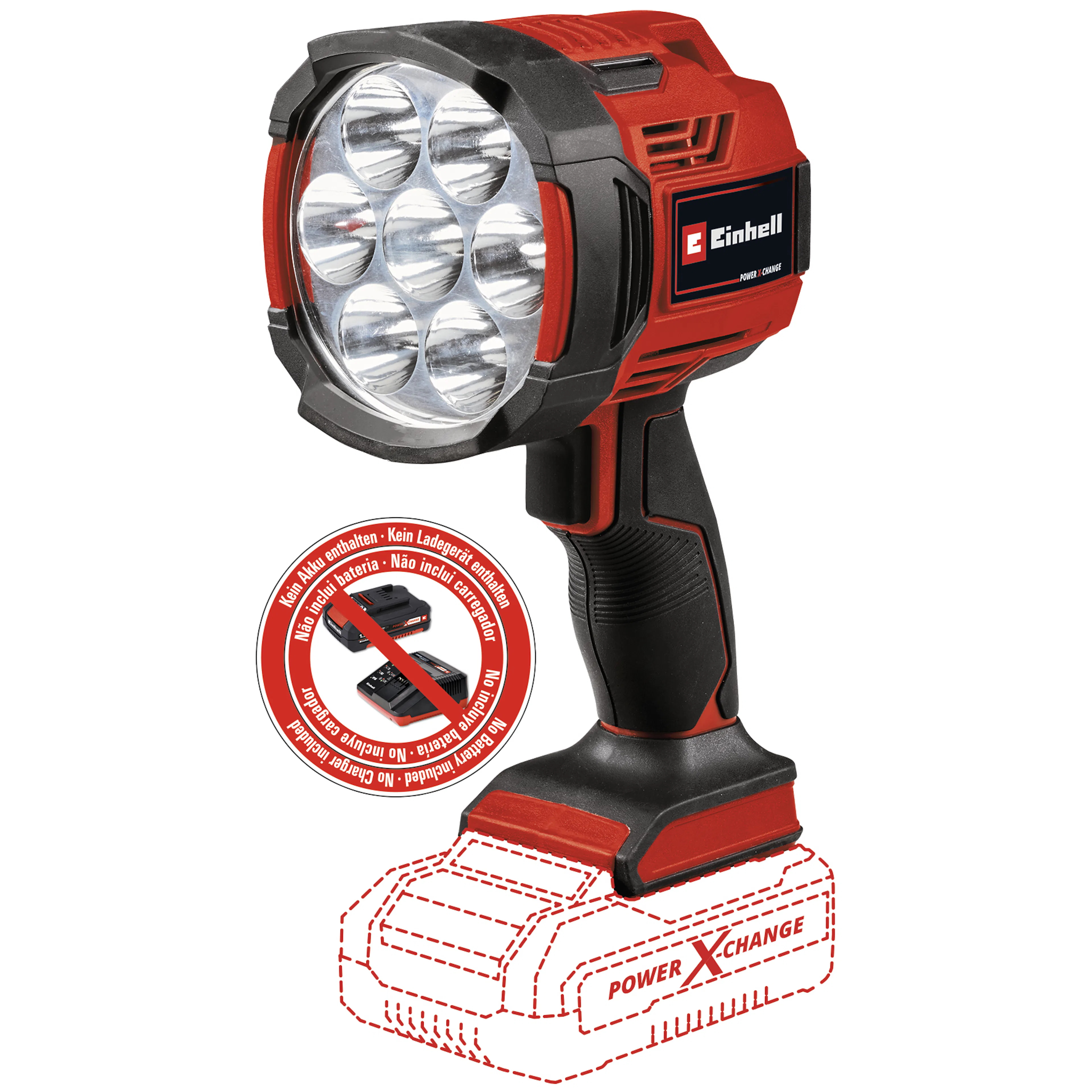 Håndlampe Einhell TE-CL 18/2500