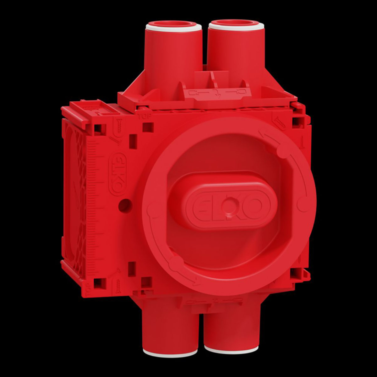 Koblingsboks Elko Flexi+ Innfelt med Større Volum og Stenderfeste