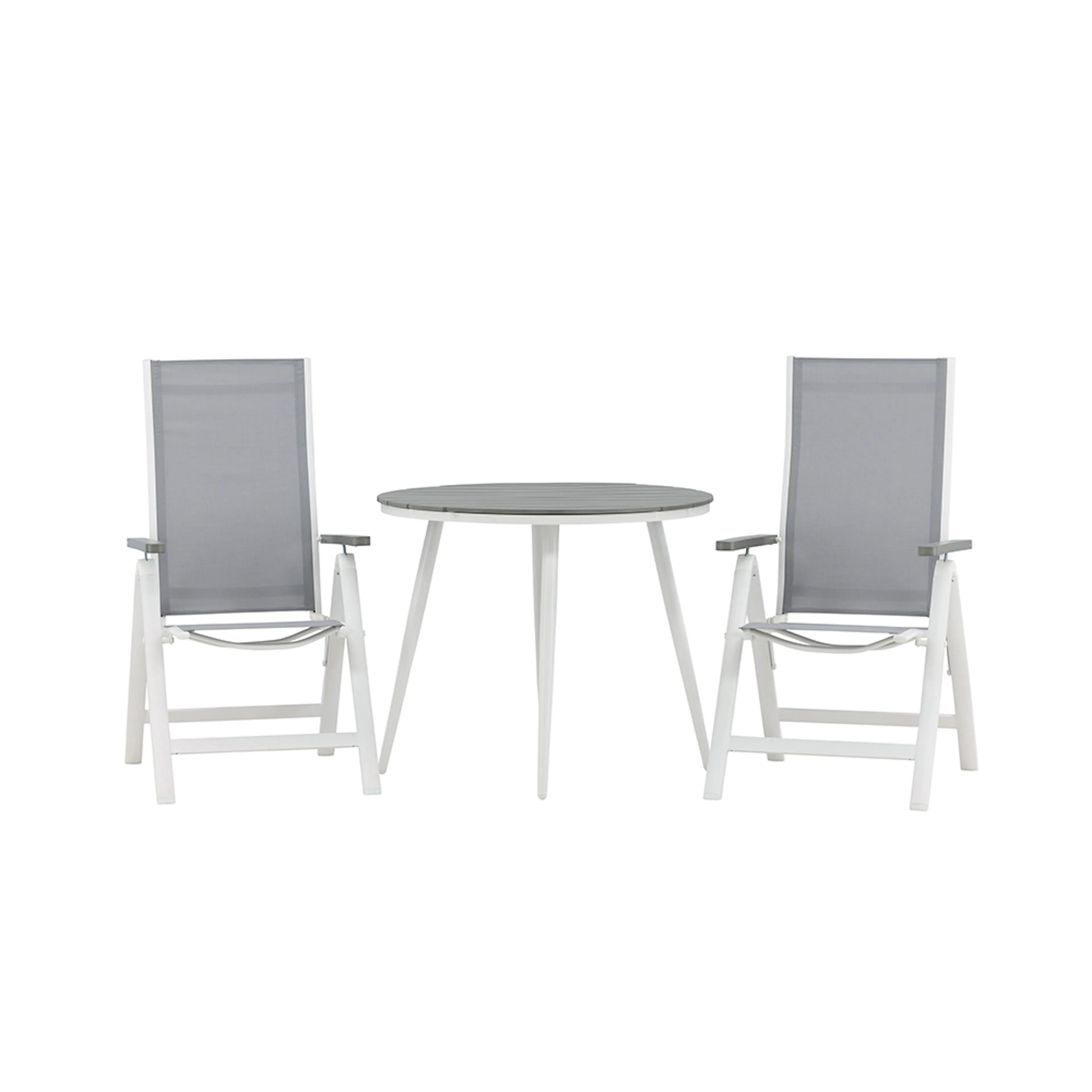 Cafégruppe Venture Home Break Ø90 cm med 2 Albany Stoler