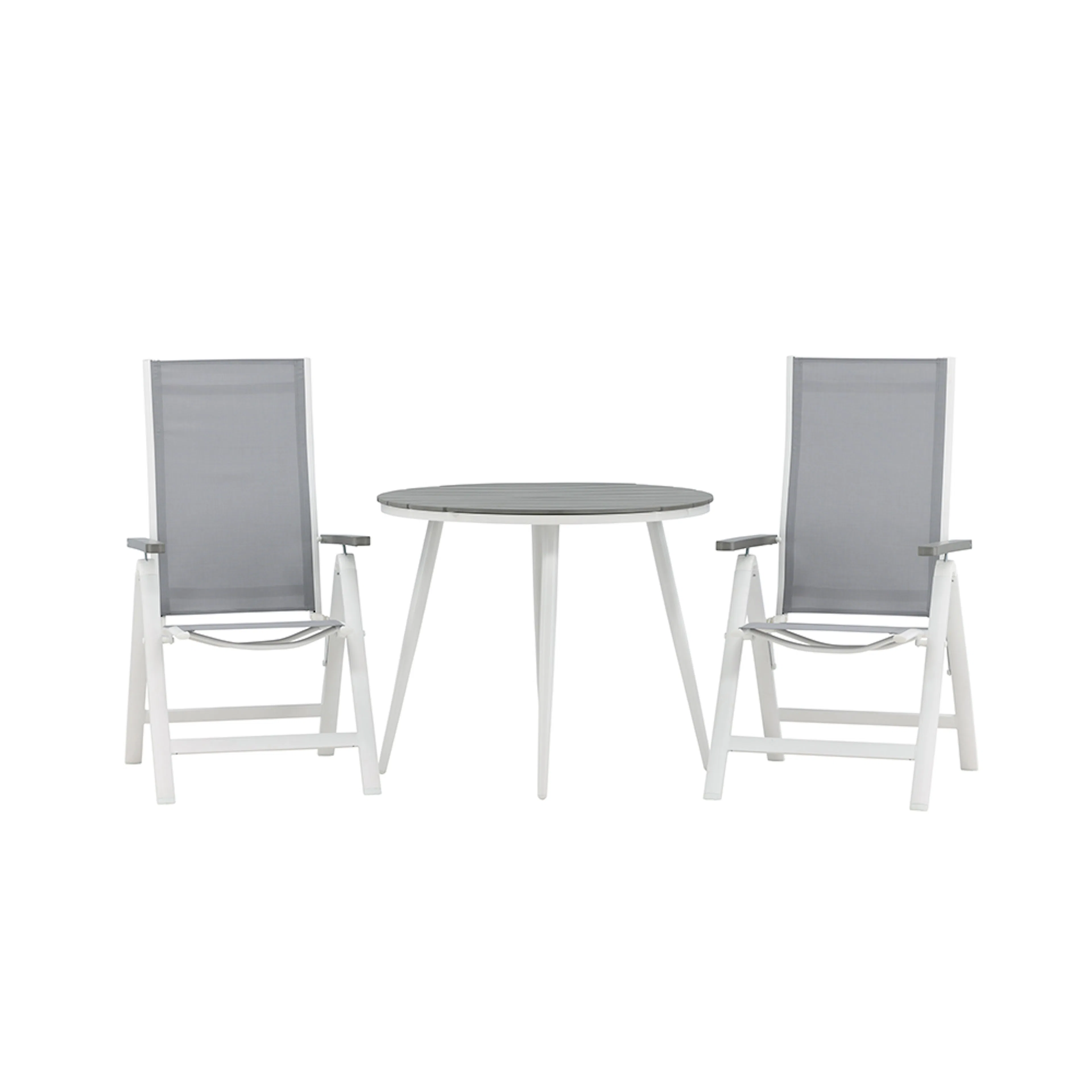 Cafégruppe Venture Home Break Ø90 cm med 2 Albany Stoler