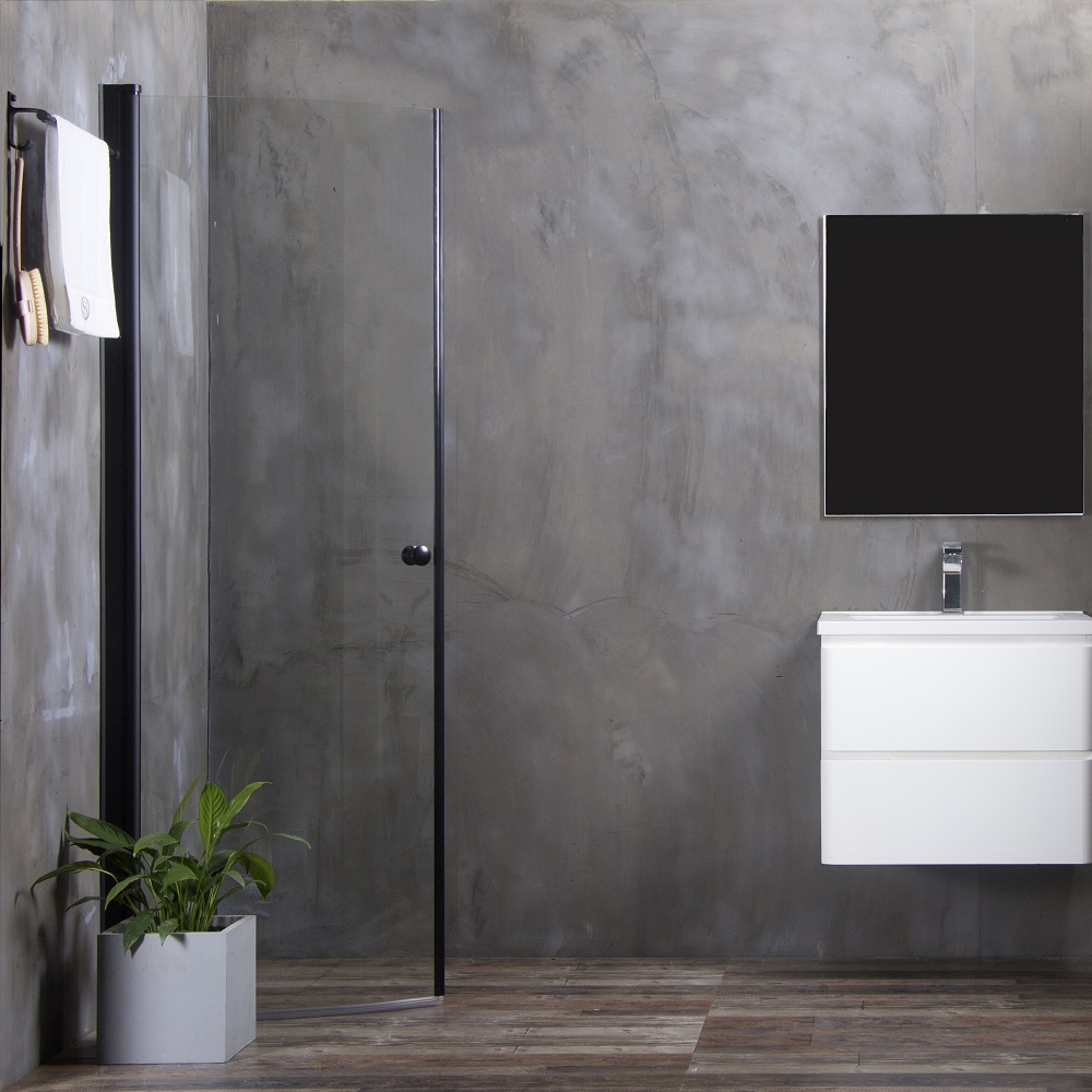 Dusjdør Bathlife Allsidig 45° Dør Sort