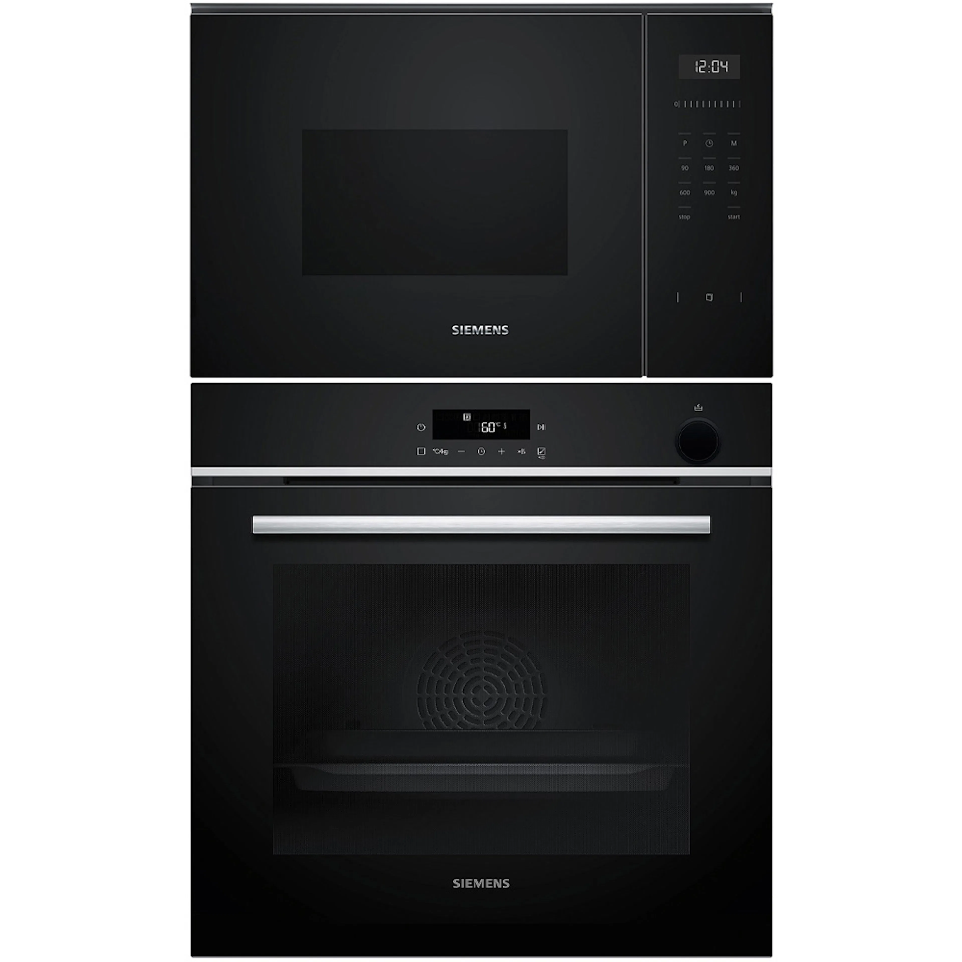 Ovn- og Mikrobølgepakke Siemens iQ300 HR532GBS3 + iQ500 BF555LMB1 Med Dampfunksjon og Air Fry