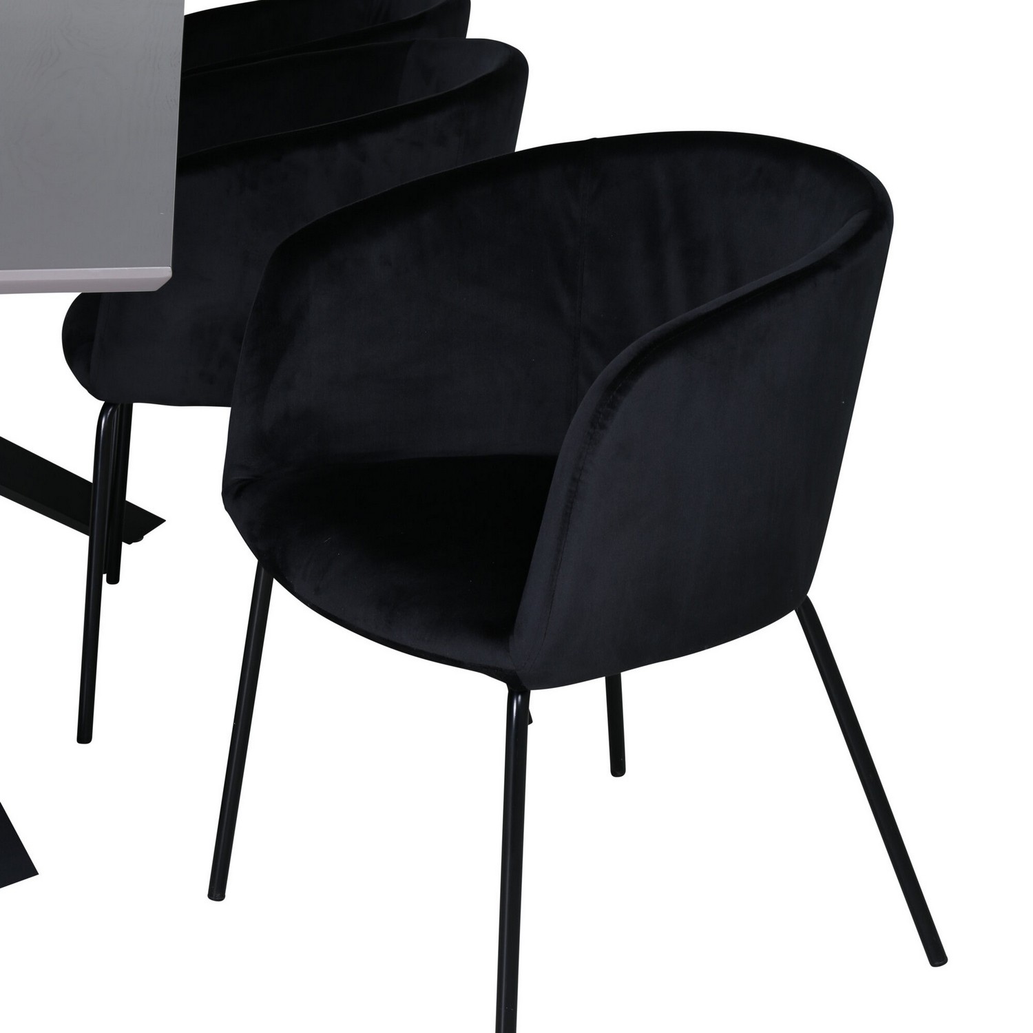 Spisegruppe Venture Home Piata med 6 Bergen Stoler